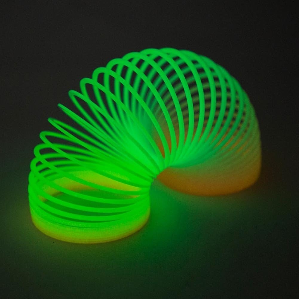 3 Inch Glow-in-The-Dark Coil Spring, One per Order