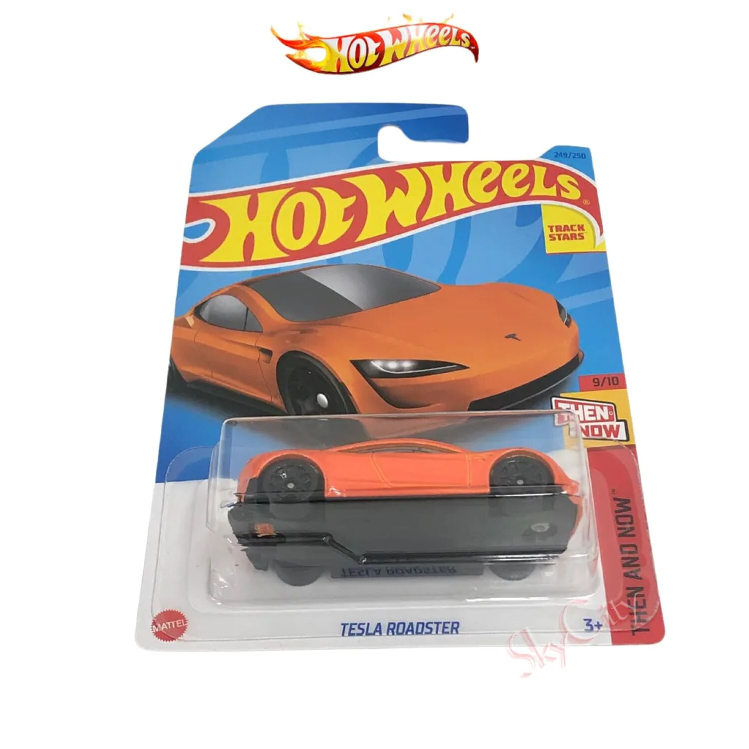Hot Wheels Tesla Roadster HW Exotics #1/10 Silver Diecast 1:64 Scale New Mattel