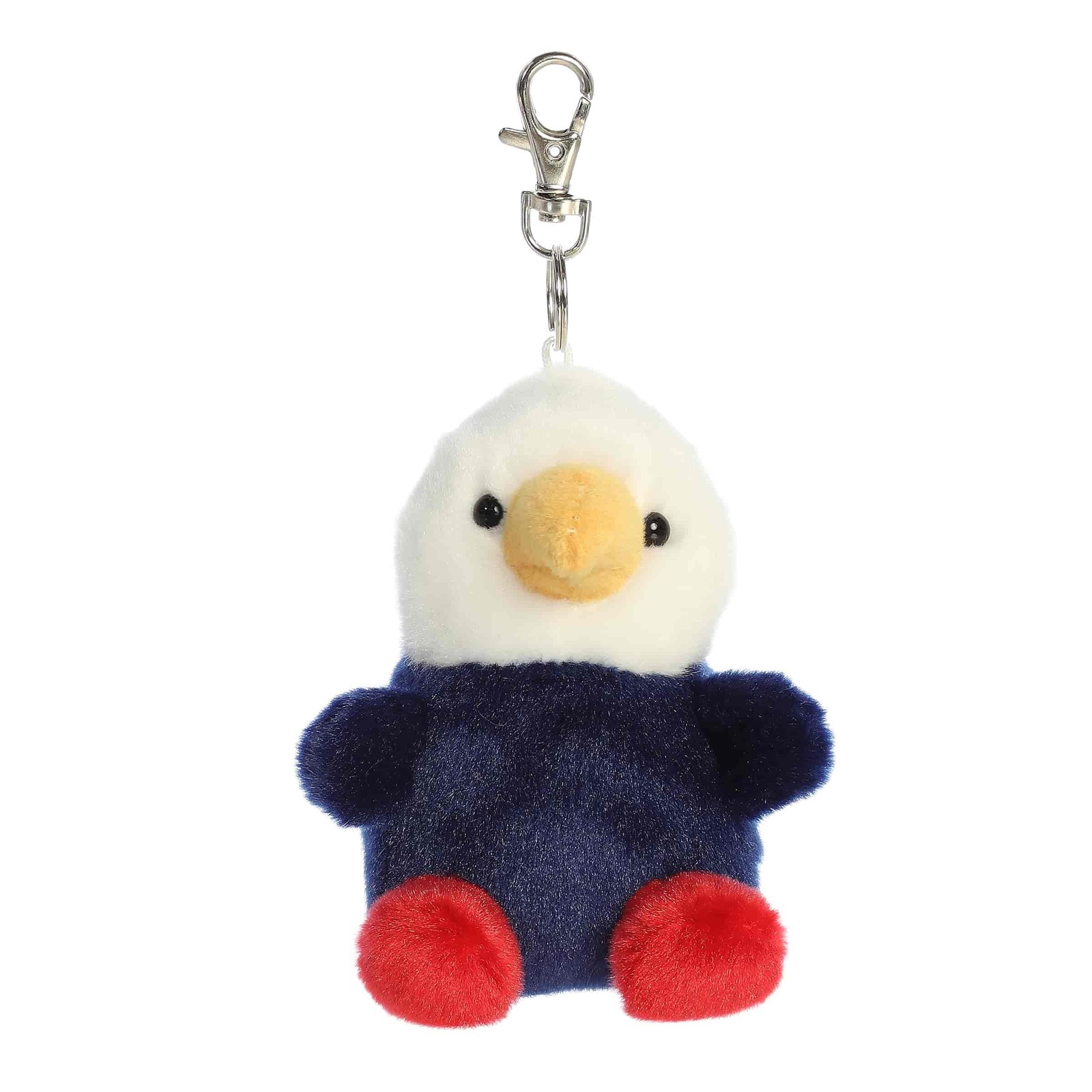 Aurora Palm Pals Patriot Eagle Clip-On Plush 4in Collectible Multicolor Gift