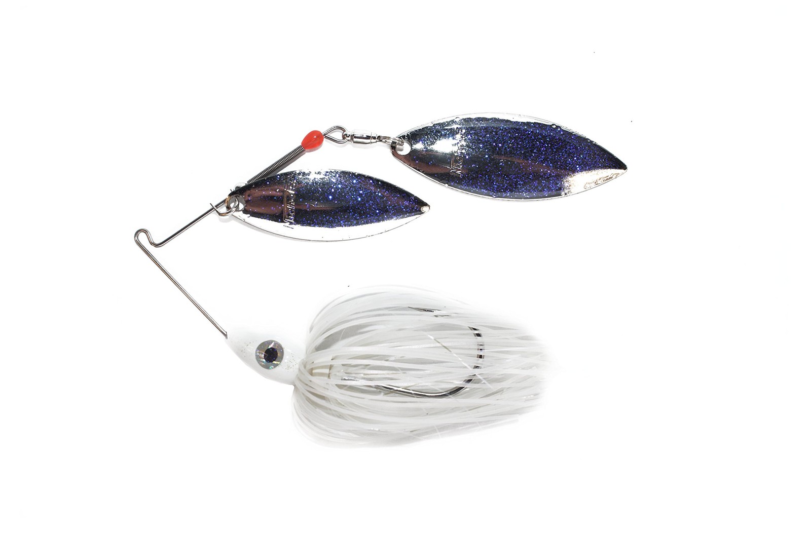 Nichols Lures Pulsator Double Willow Spinnerbait, 3/4 oz, Lavender Shad
