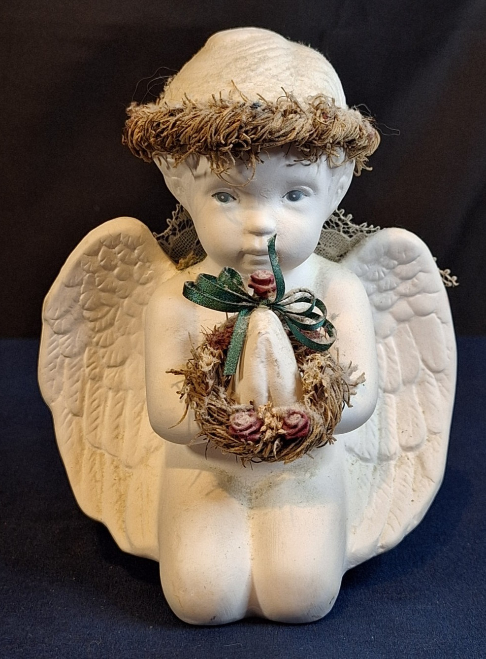 Lot of 13 VTG Ceramic Figurines, Homco, Angels, 25th Anniversary, Cross(#5)