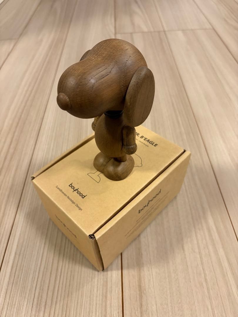 BOYHOOD Snoopy Wooden Figure Natural Oak MR.B’EAGLE