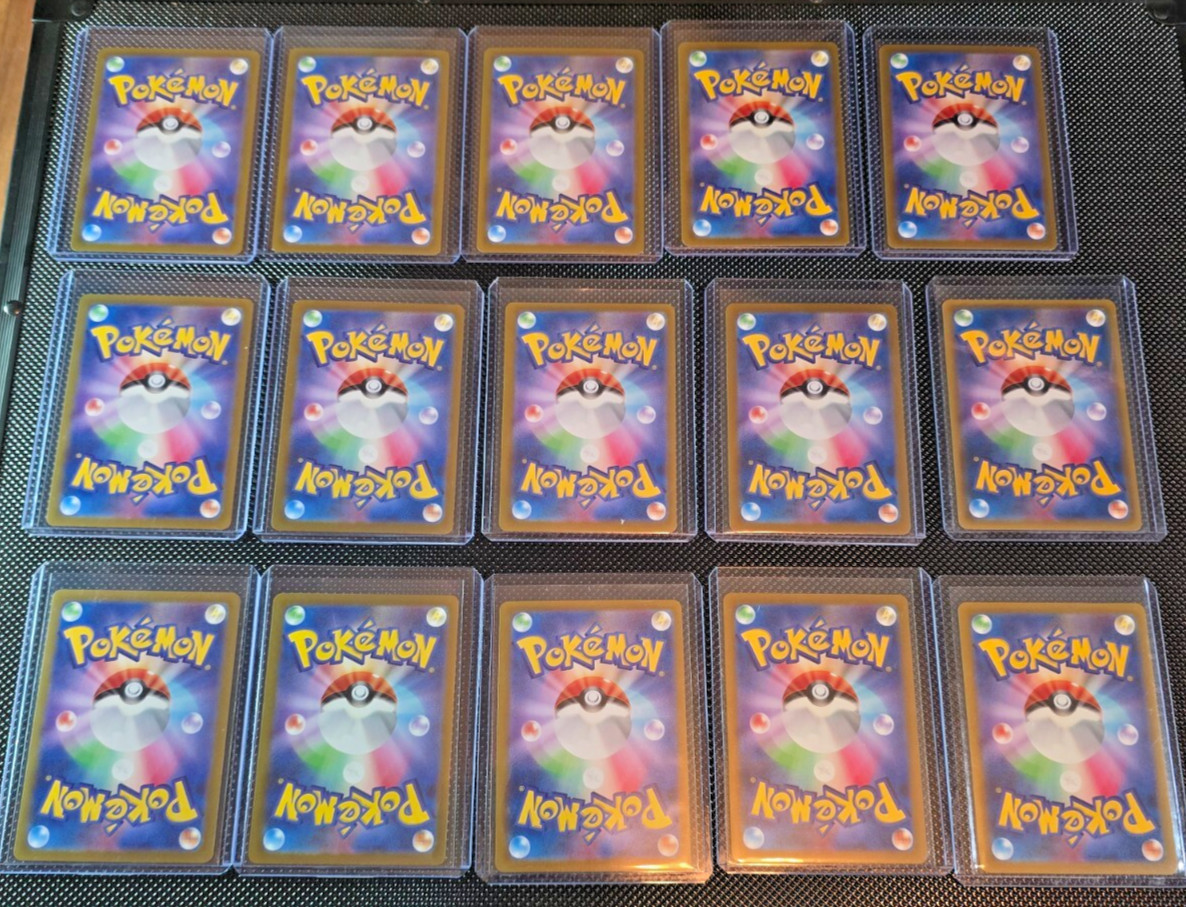 Pokémon Japanese EX Card Lot x 15: All Sleeved and Top Loaded. A few hits!