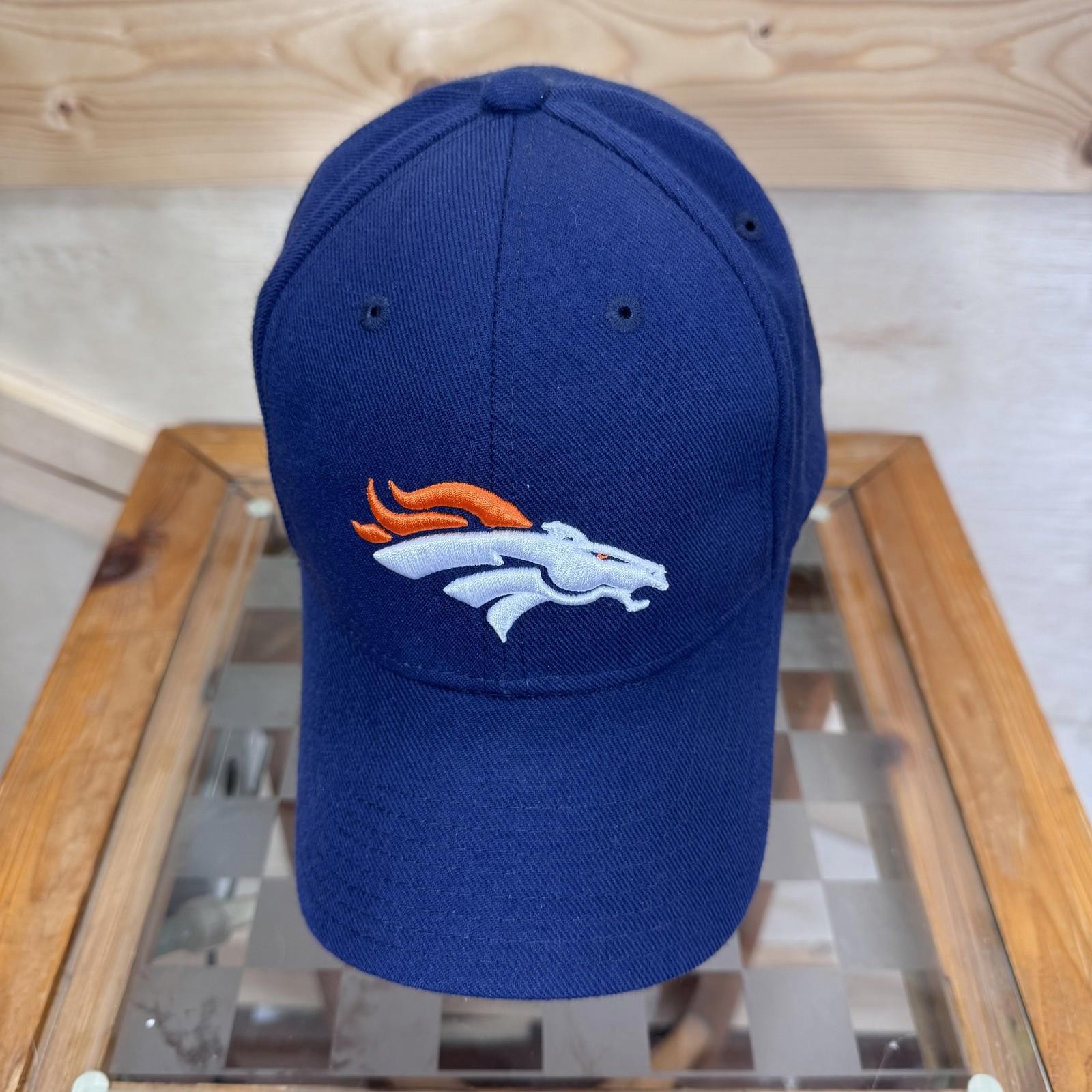 Denver Broncos Hat Cap Strap Back NFL Football Mens Reebok Team Onfield
