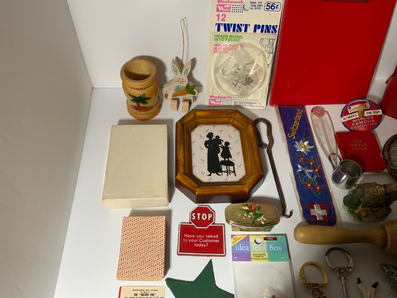 VTG Junk Drawer Lot Assemblage Art Mixed Media Crafts 2.5# Magnets Cribbage Pins