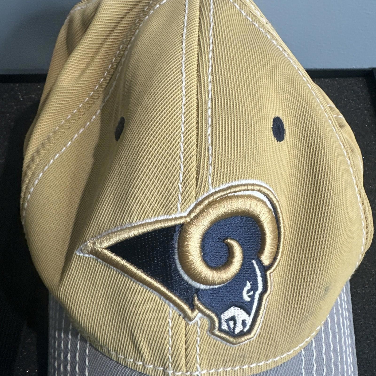 Los Angeles Rams Hat Cap NFL Size L/XL Flex Stretch Fitted