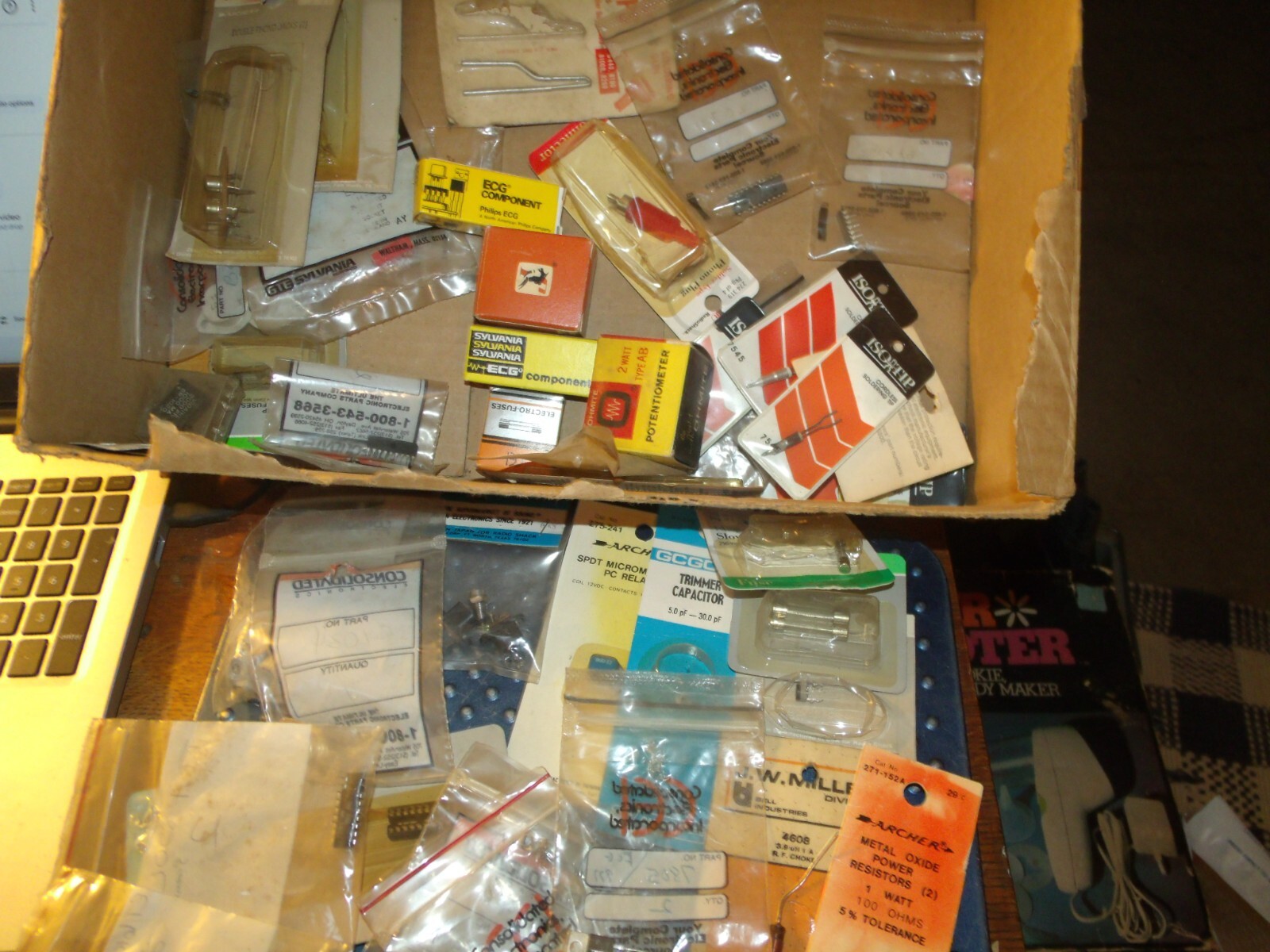 Vintage Junk Drawer Lot Radio Repair