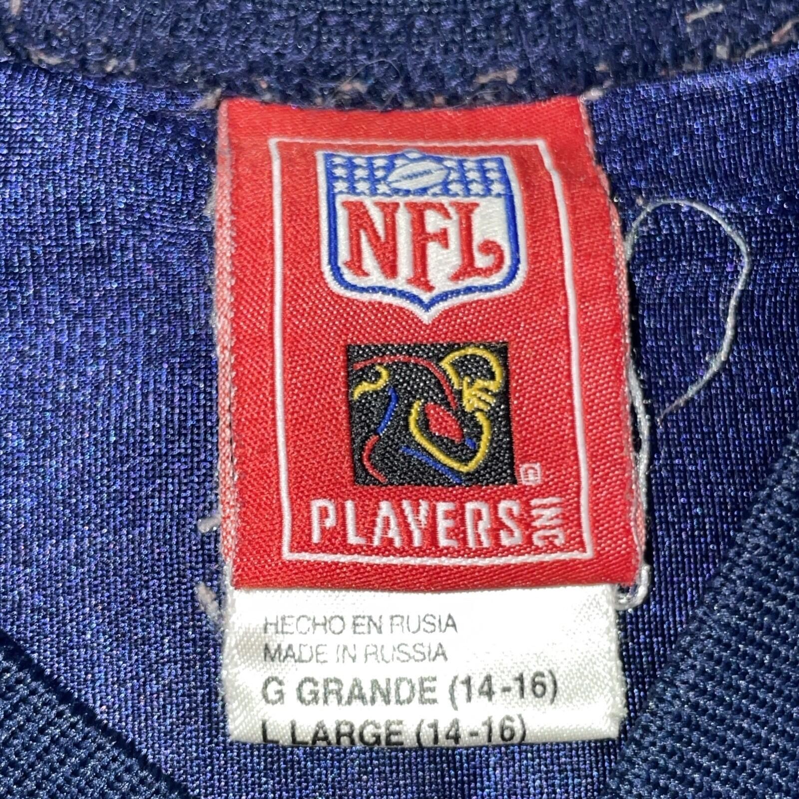 Reebok NFL New England Patriots Jersey Youth XL Blue Tom Brady #12 *FLAW*