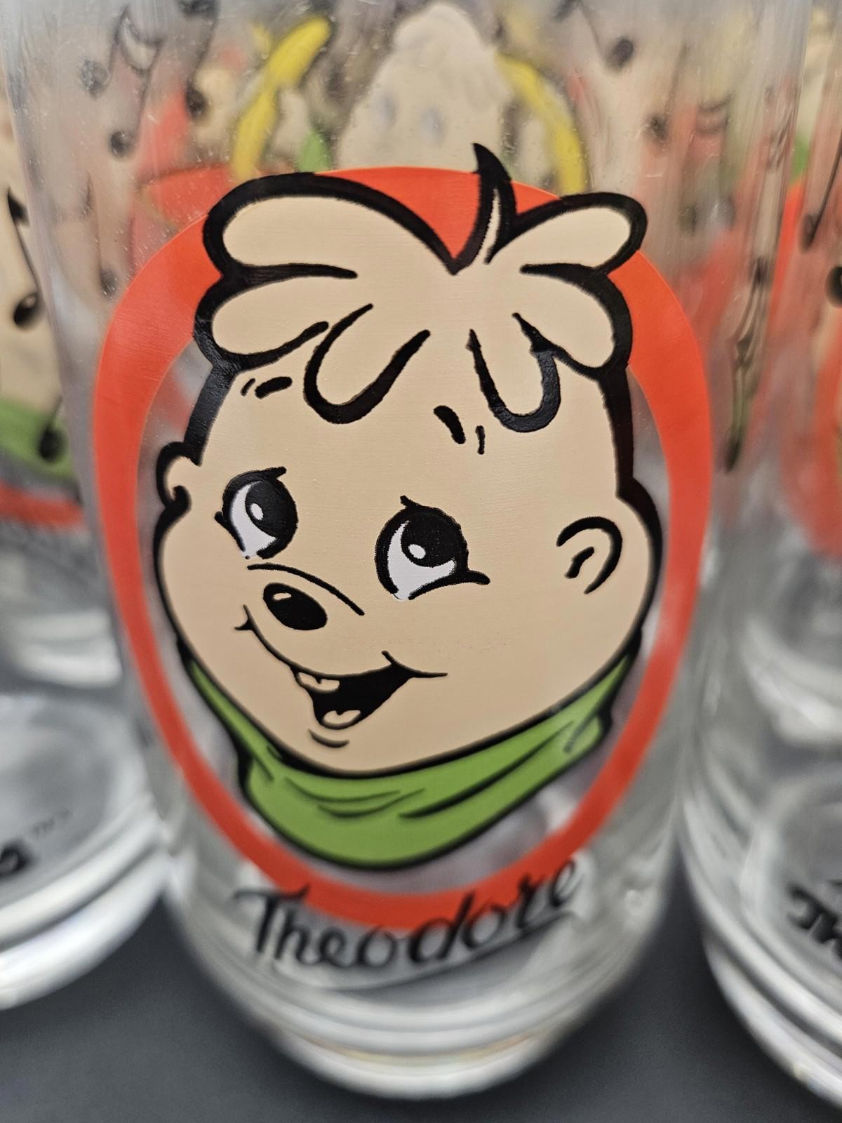 NEW VTG 1985 Alvin & the Chipmunks Theodore Glass – Unused Promo Multiple Avail