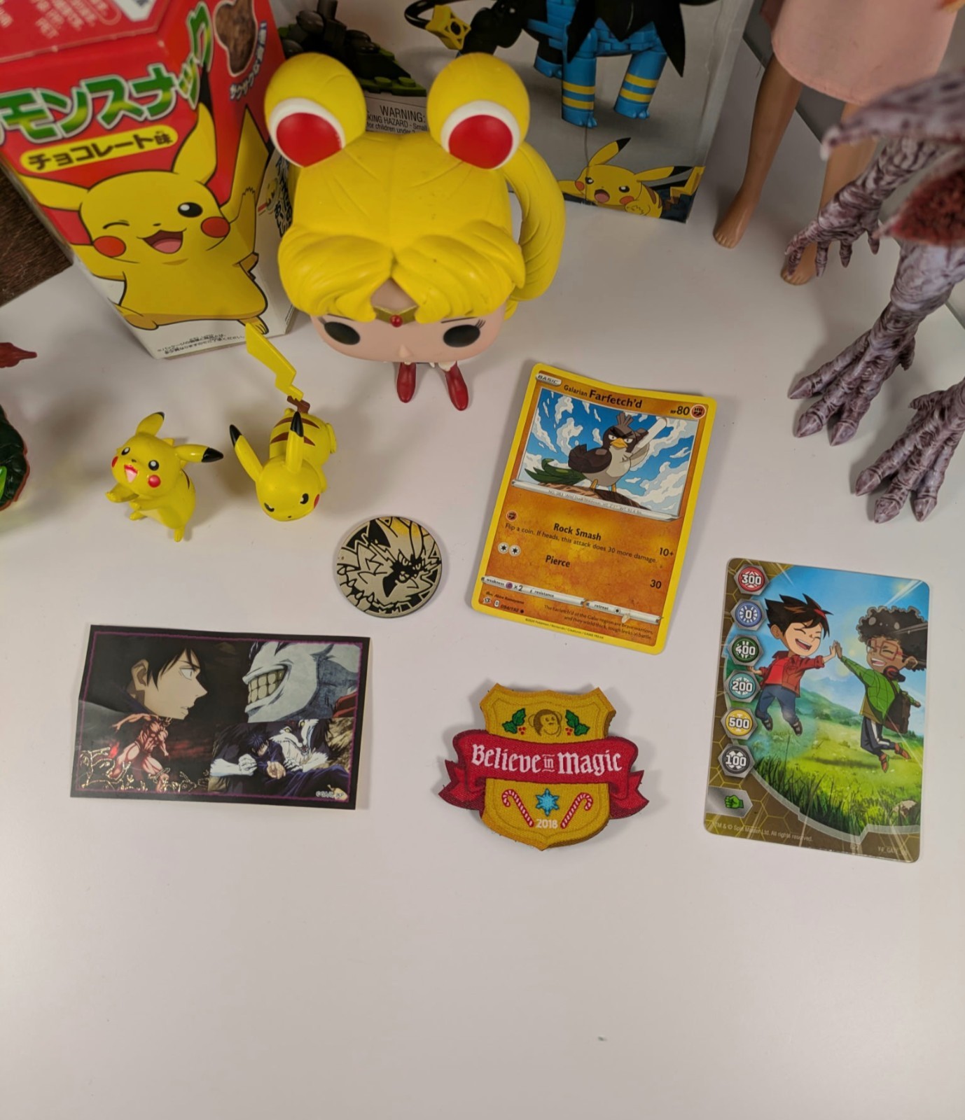 Junk Drawer Lot Pokemon Bakugan Skylanders Takara Sailor Moon Demigorgon