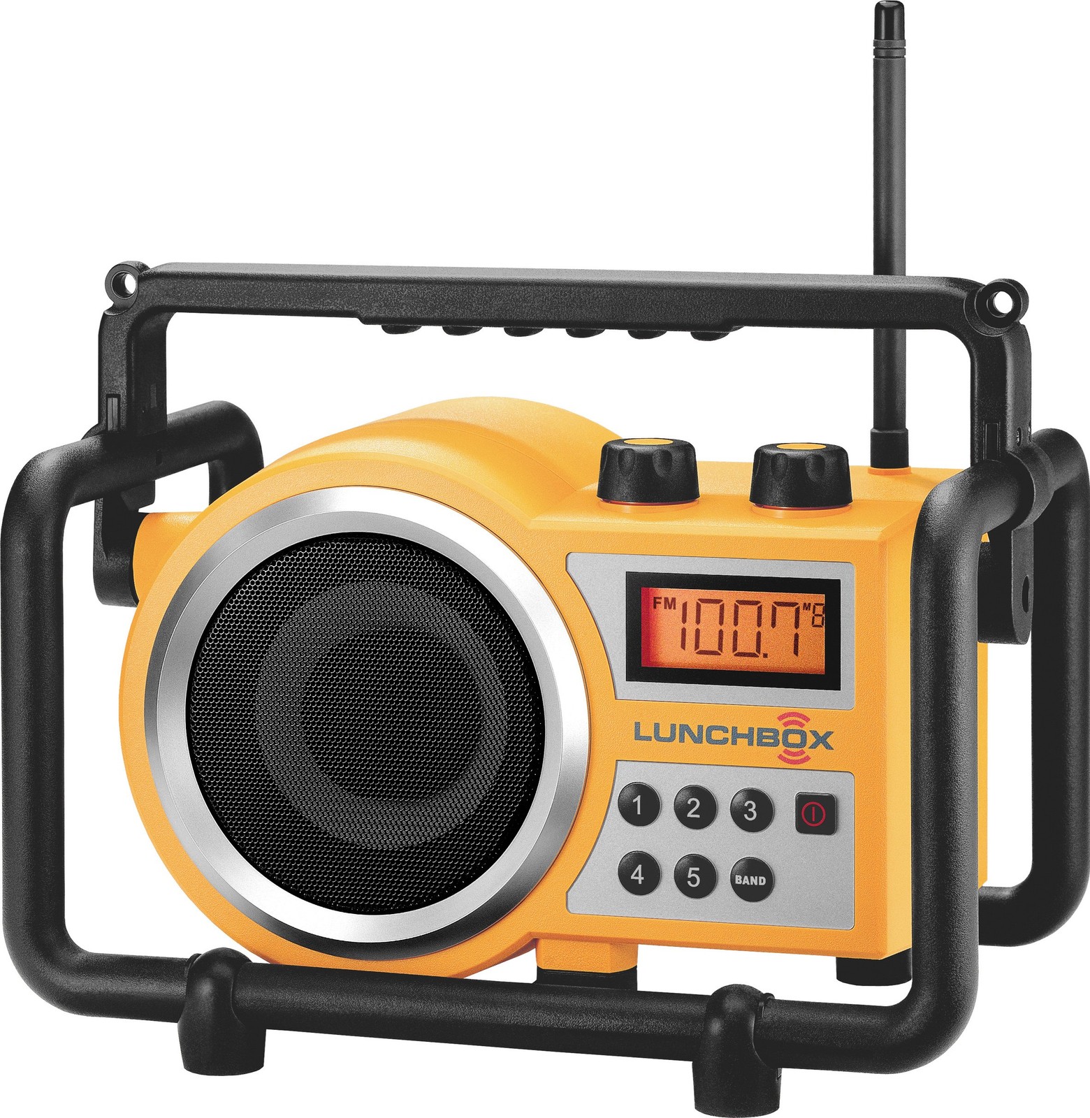Sangean AM/FM Radio Digital Tuning Yellow