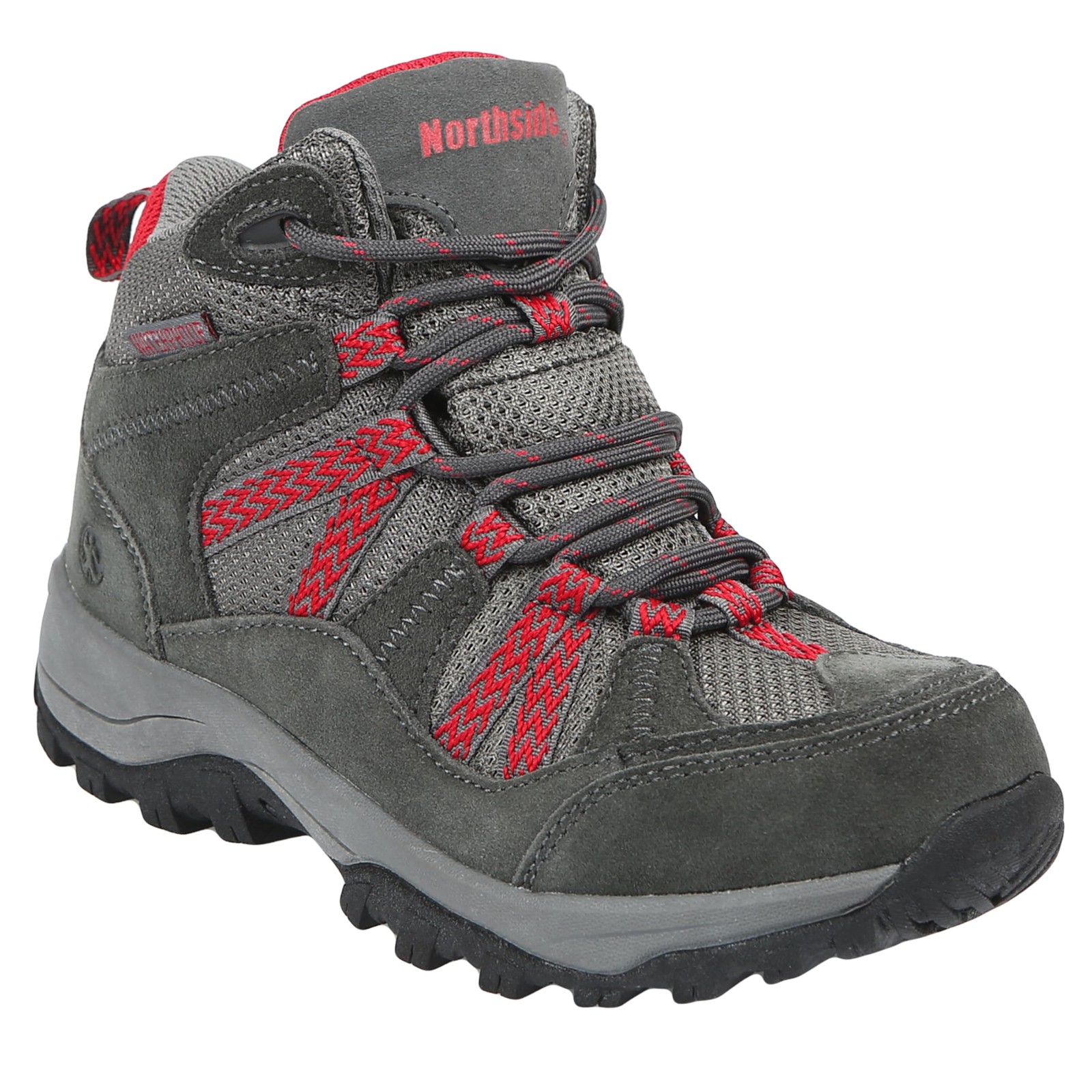 Northside unisex child Freemont Waterproof Hiking Gray Standard Functional