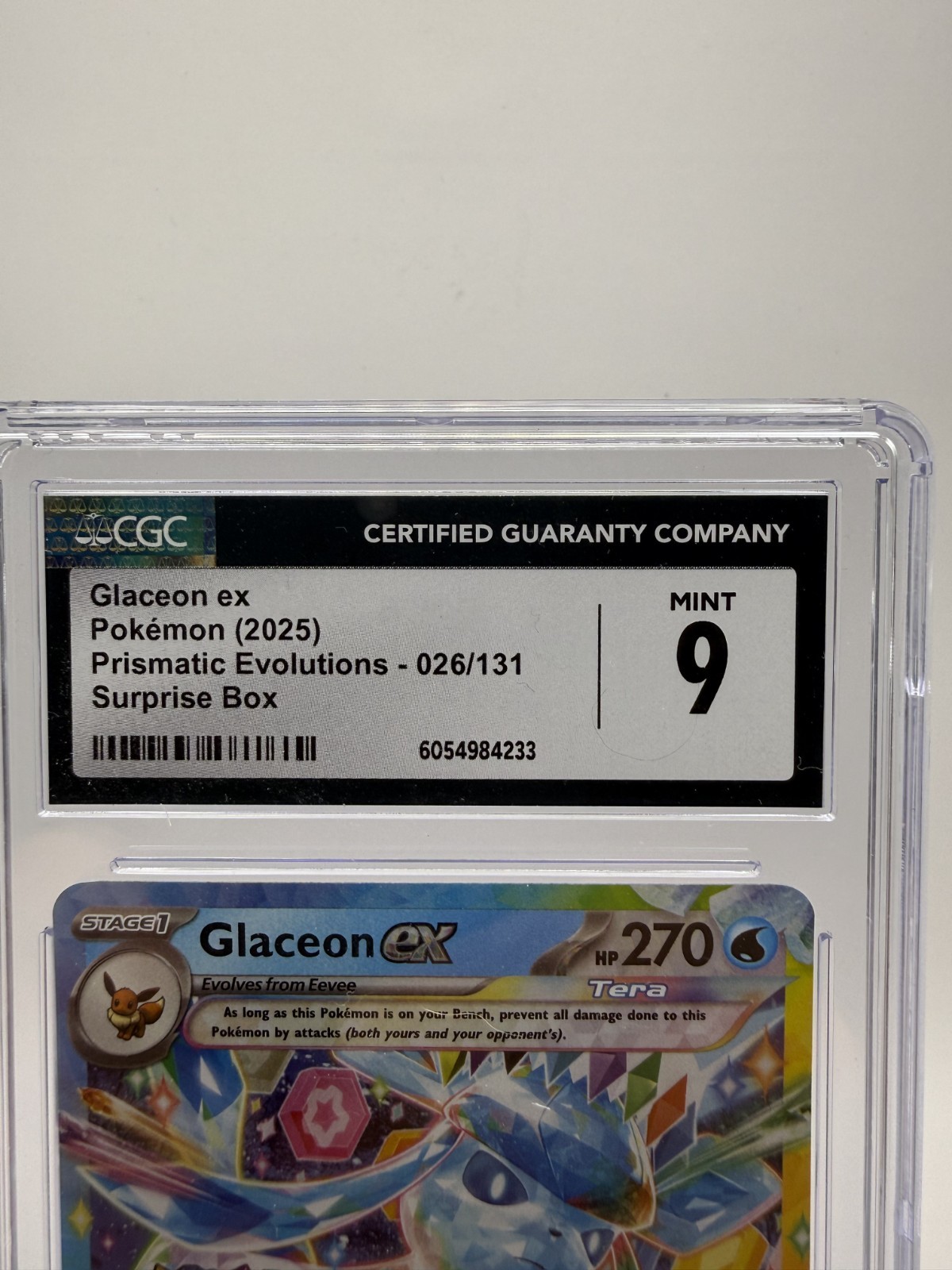 Leafeon 006/131, Sylveon 041/131, Glaceon 026/131 CGC MINT 9