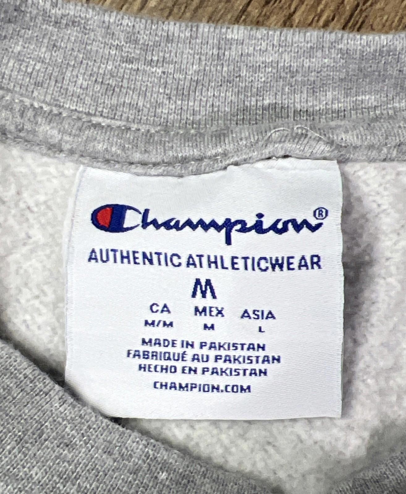 Cincinnati Bearcats Champion Paint Splatter Sweatshirt Crewneck Gray Medium.
