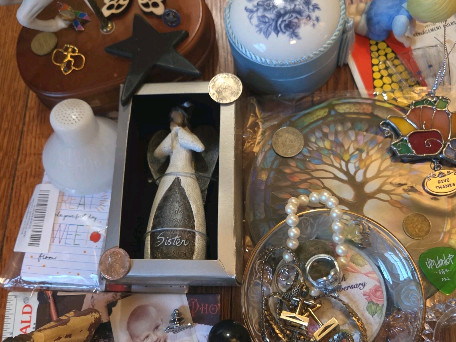 VINTAGE JUNK DRAWER LOT Coins Pins Collectibles And More!