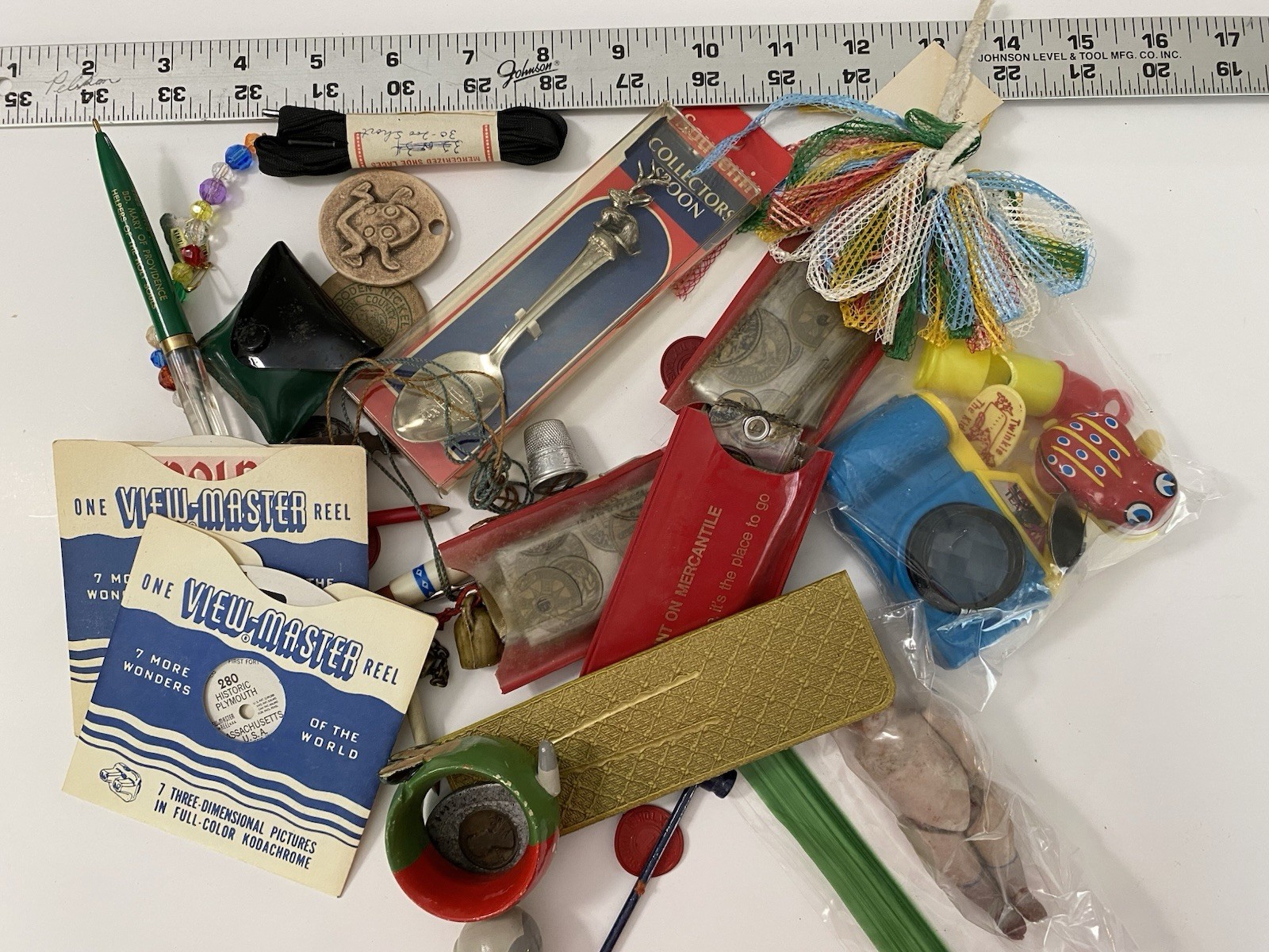Vintage Trinkets Junk Drawer Lot for Trinket Shelf or Craft Art M198