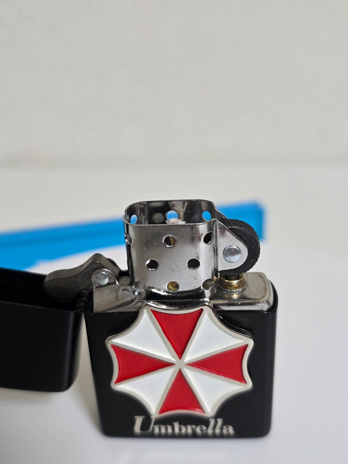 Zippo Resident Evil Umbrella Metal Black Lighter 20th Anniversary limited w/box
