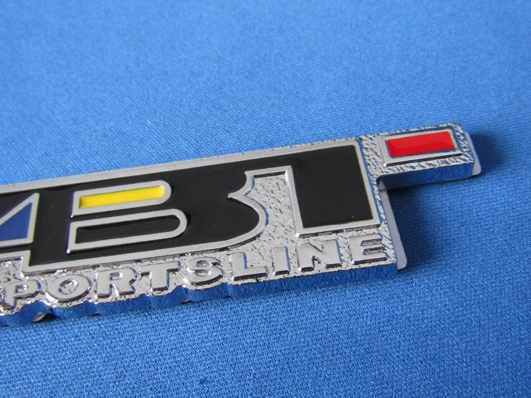●ABT SPORT LINE chrome plated & BL/RED metal emblem