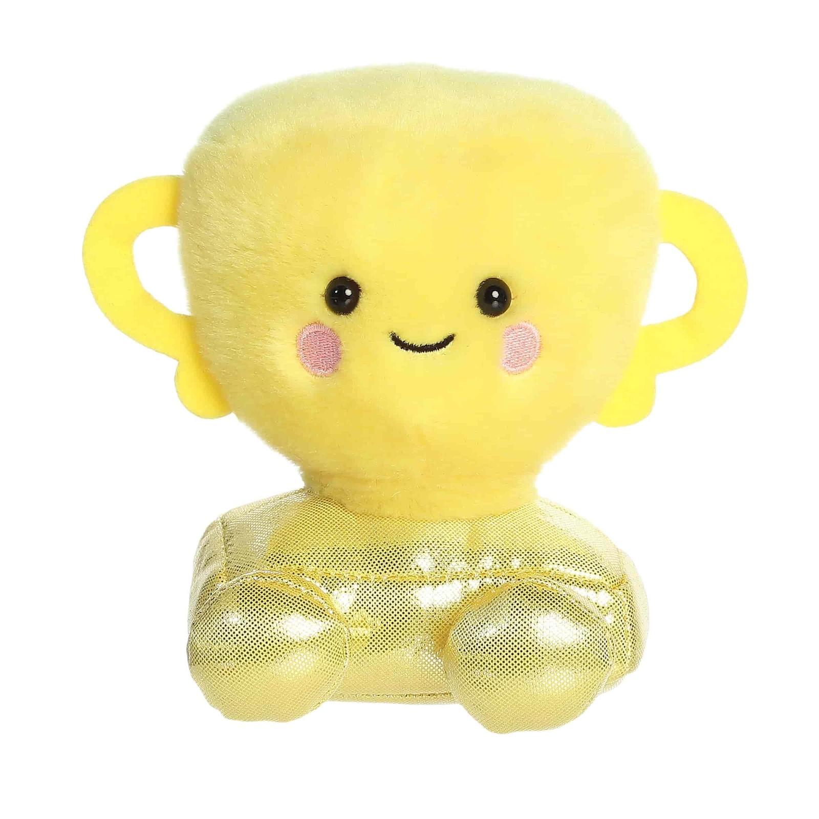 Aurora Palm Pals Winner Trophy Stuffed Animal, Yellow, 5.5 Inches