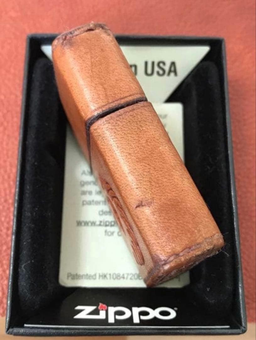 Zippo TADY & KING (Gorose inheritance) Wolf leather wrapped 2001 rare item