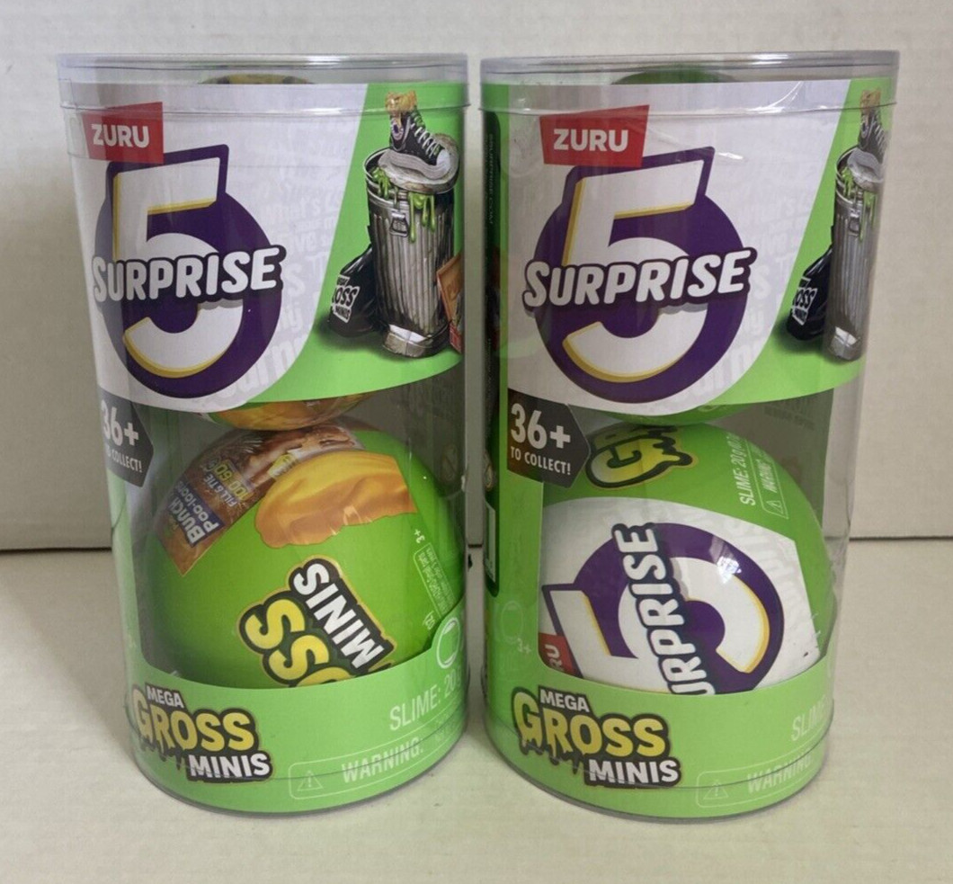 ZURU 5 Surprise Mega Gross Minis Two 2 Packs *NEW* 77367