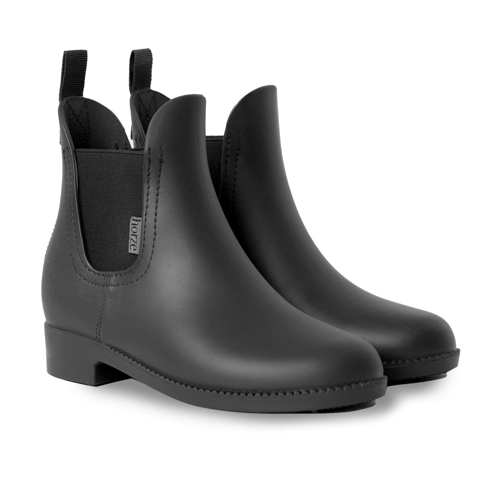 HORZE Bonn Rubber Paddock Boots – Black – 8.5