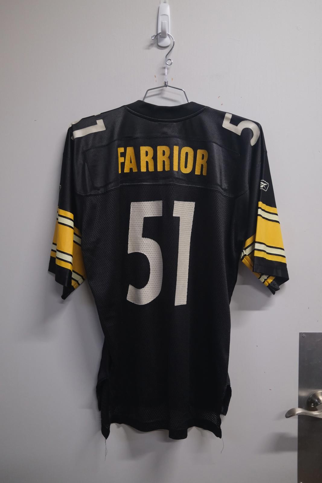 Reebok Pittsburgh Steelers Farrior #57 Football Jersey