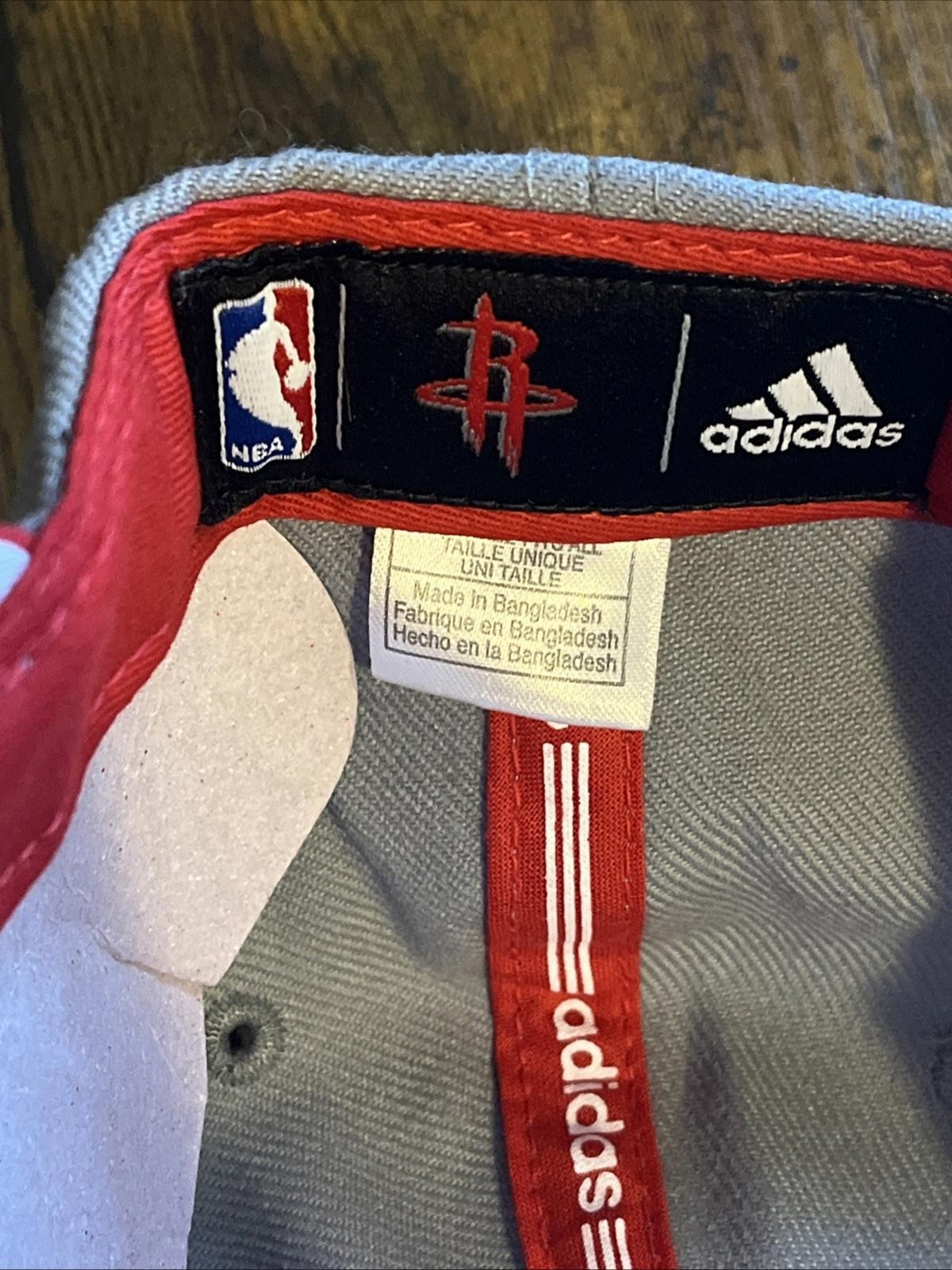 Houston Rockets Adidas Gray SnapBack Hat Cap NWOT