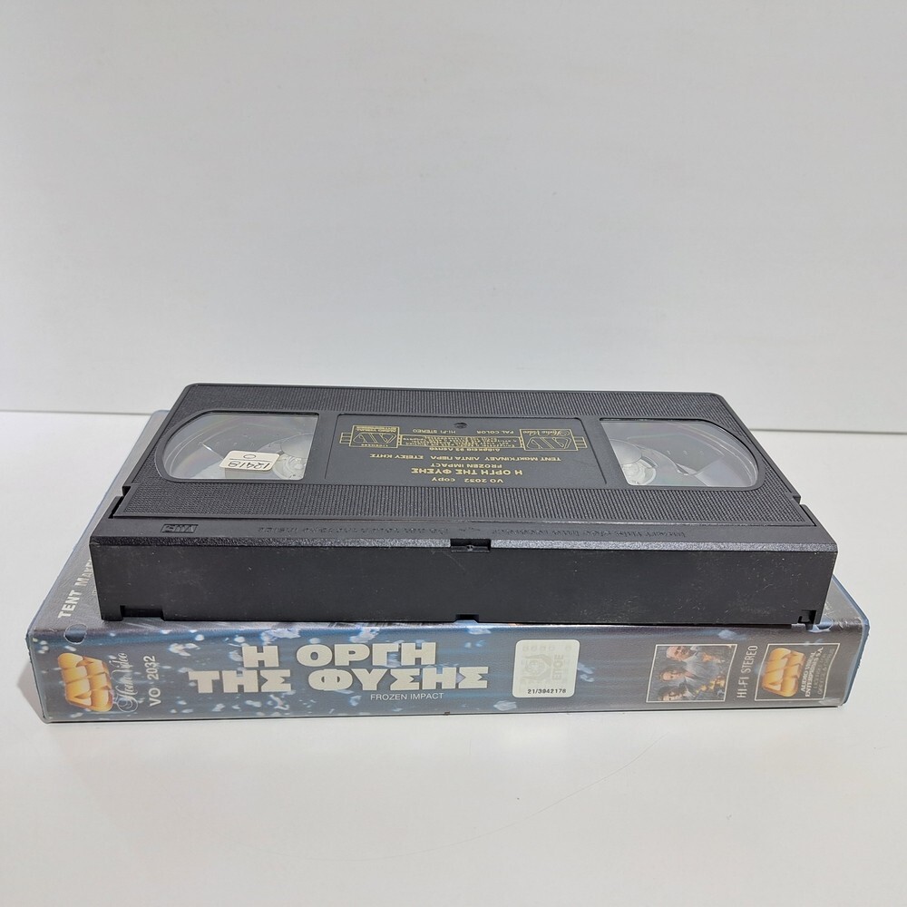 THRILLER VHS TAPE Frozen Impact 2003 GREEK SUBS Ted McGinley, Linda Purl ZSV