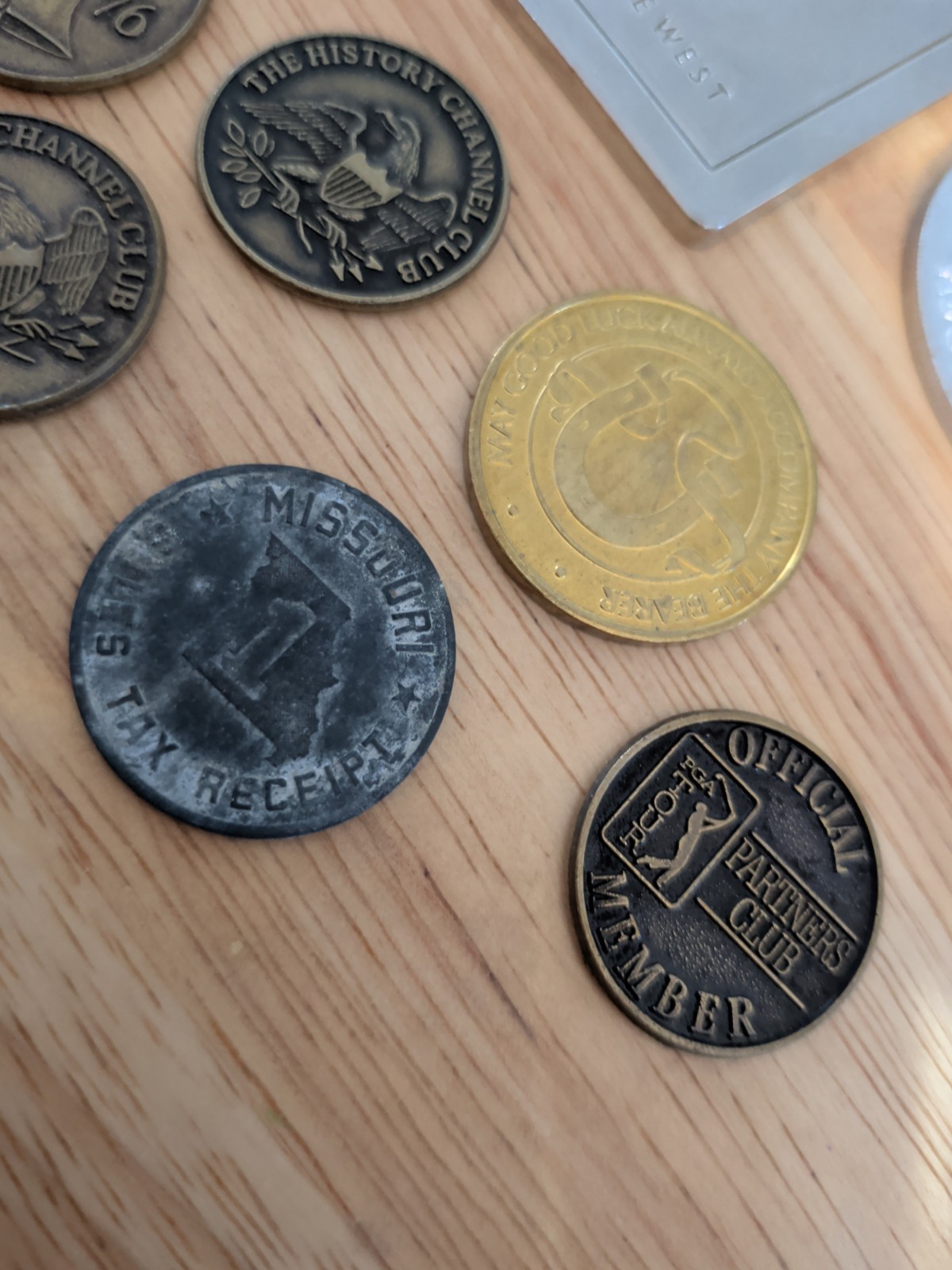 VTG To Now Mix Lot~Keychains, Hat Pins, College Fraternity, Military, Medallions