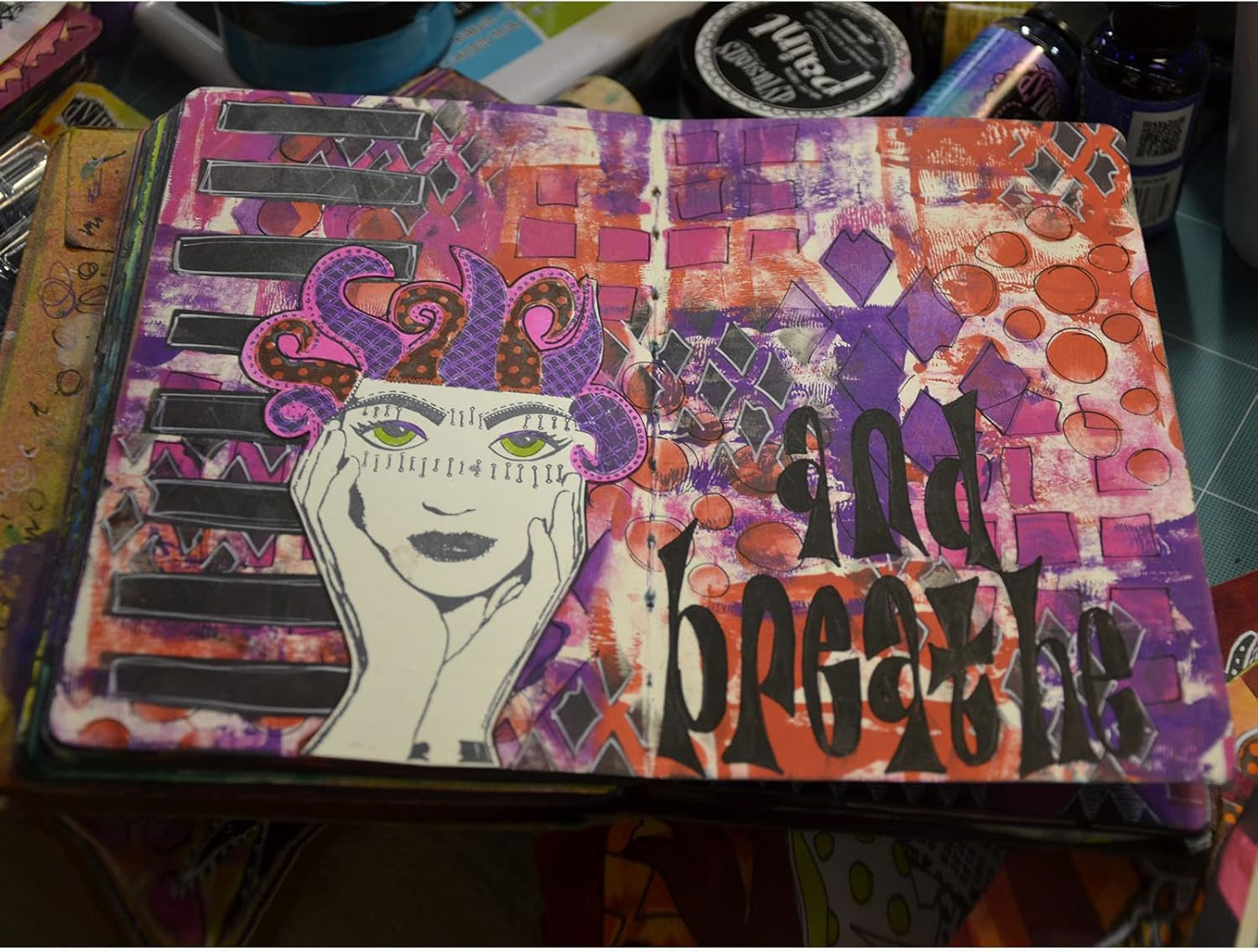 the Crafters Workshop Creative Journal Small (5X8), Zzzz-S, Multi-Colour