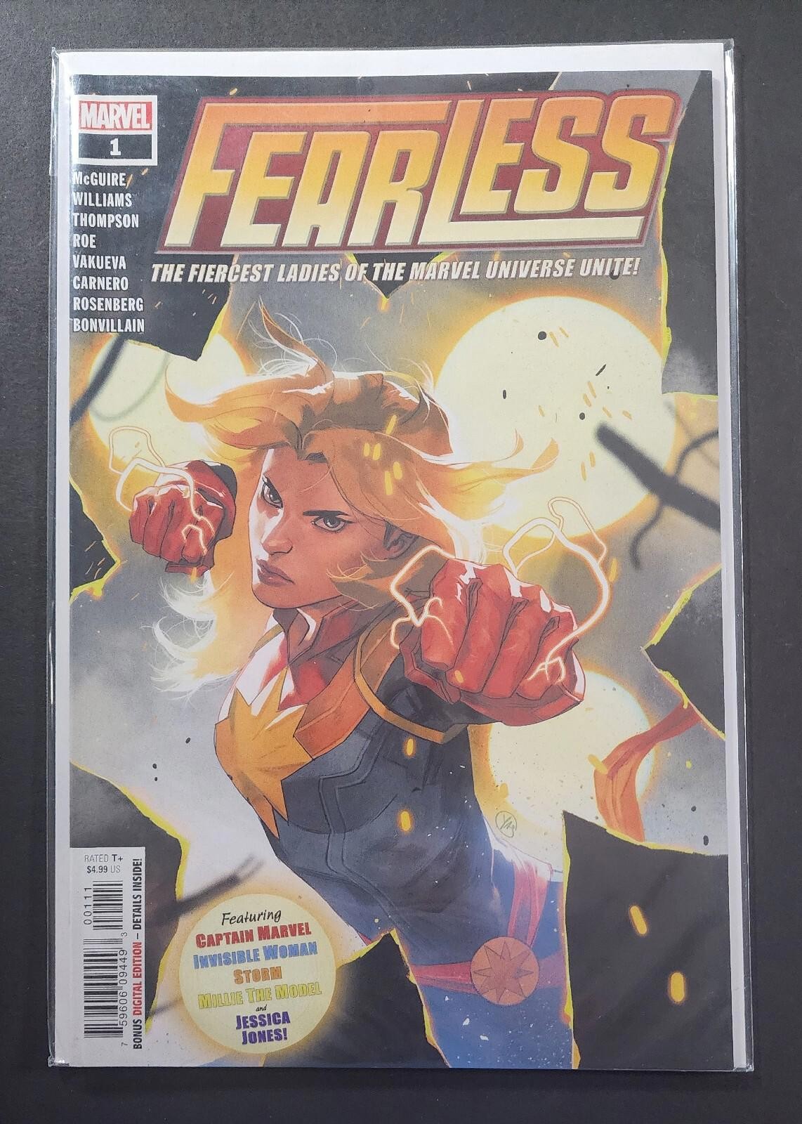 Fearless #1 Cover A & B NM 2019 Marvel Comics