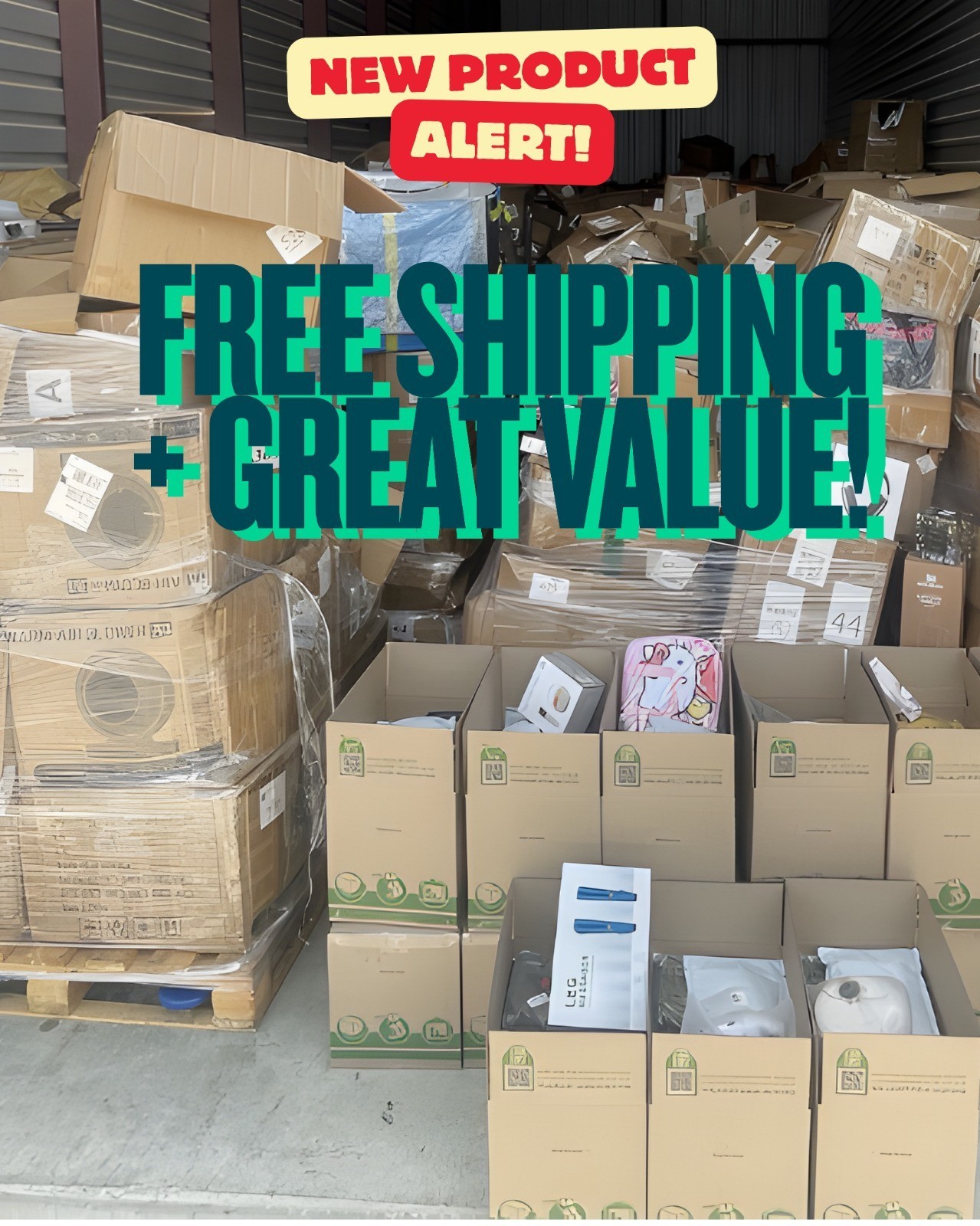 Large box. Large Assorted Inventory Lot – Wholesale Liquidation Bundle