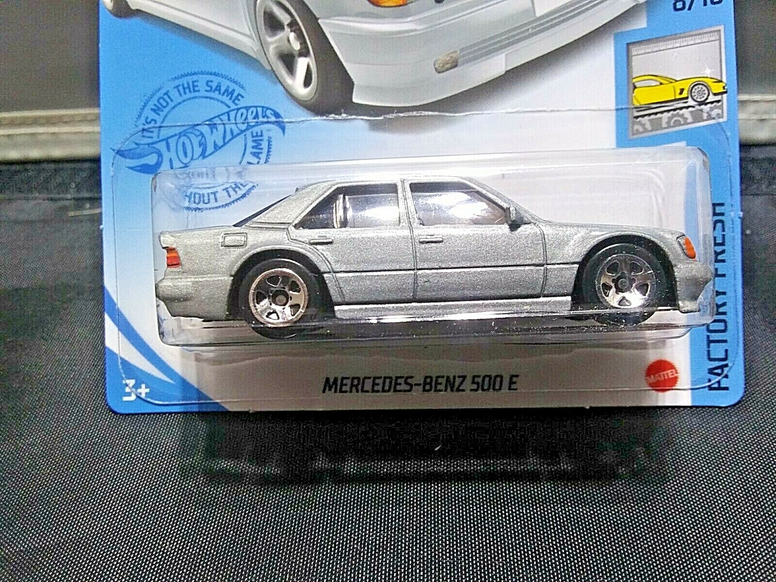 2021 HOT WHEELS MERCEDES-BENZ 500 E FACTORY FRESH #8/10 GRAY DIECAST 1:64 SCALE