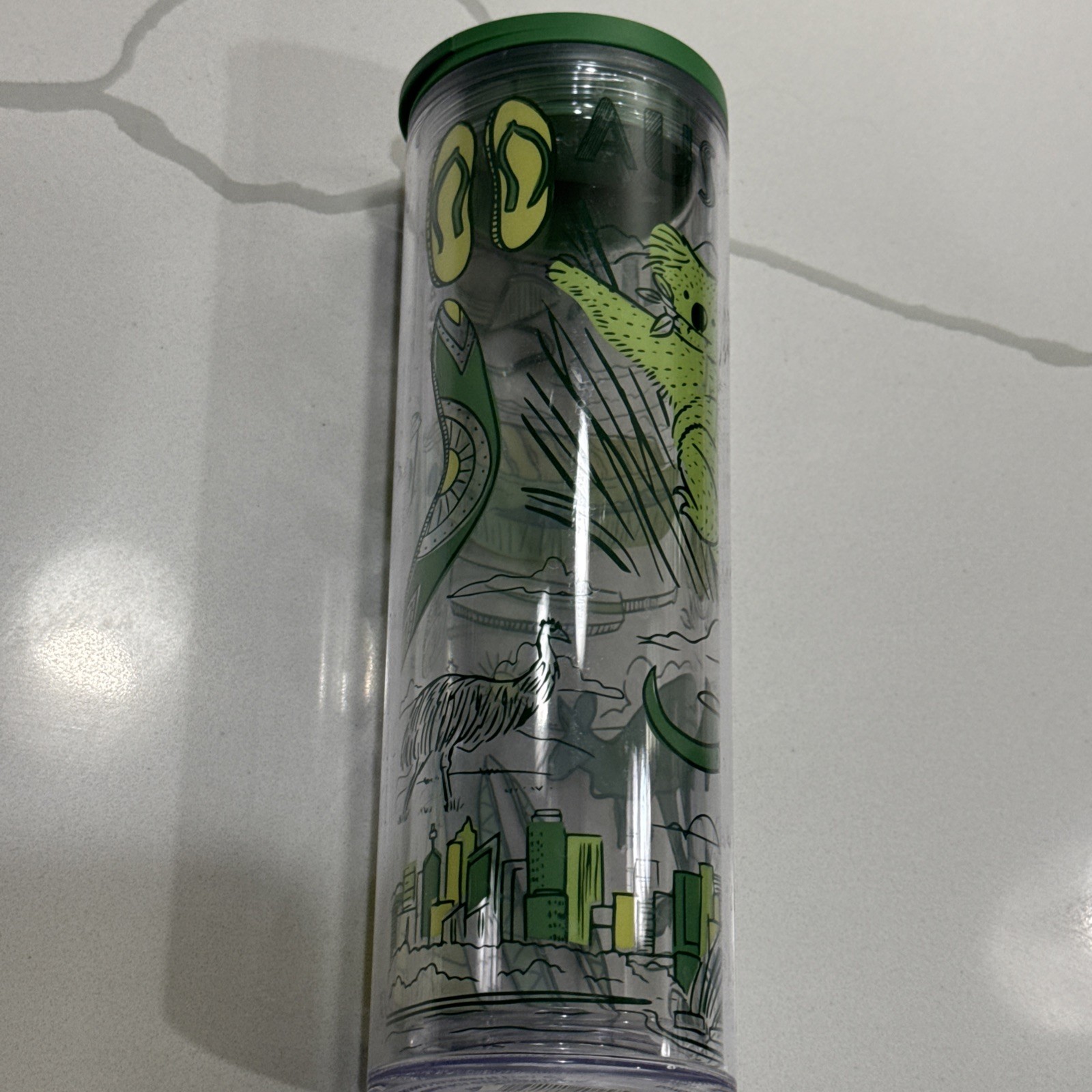 RARE Starbucks Been There AUSTRALIA 12 oz Tumbler Plastic Mug