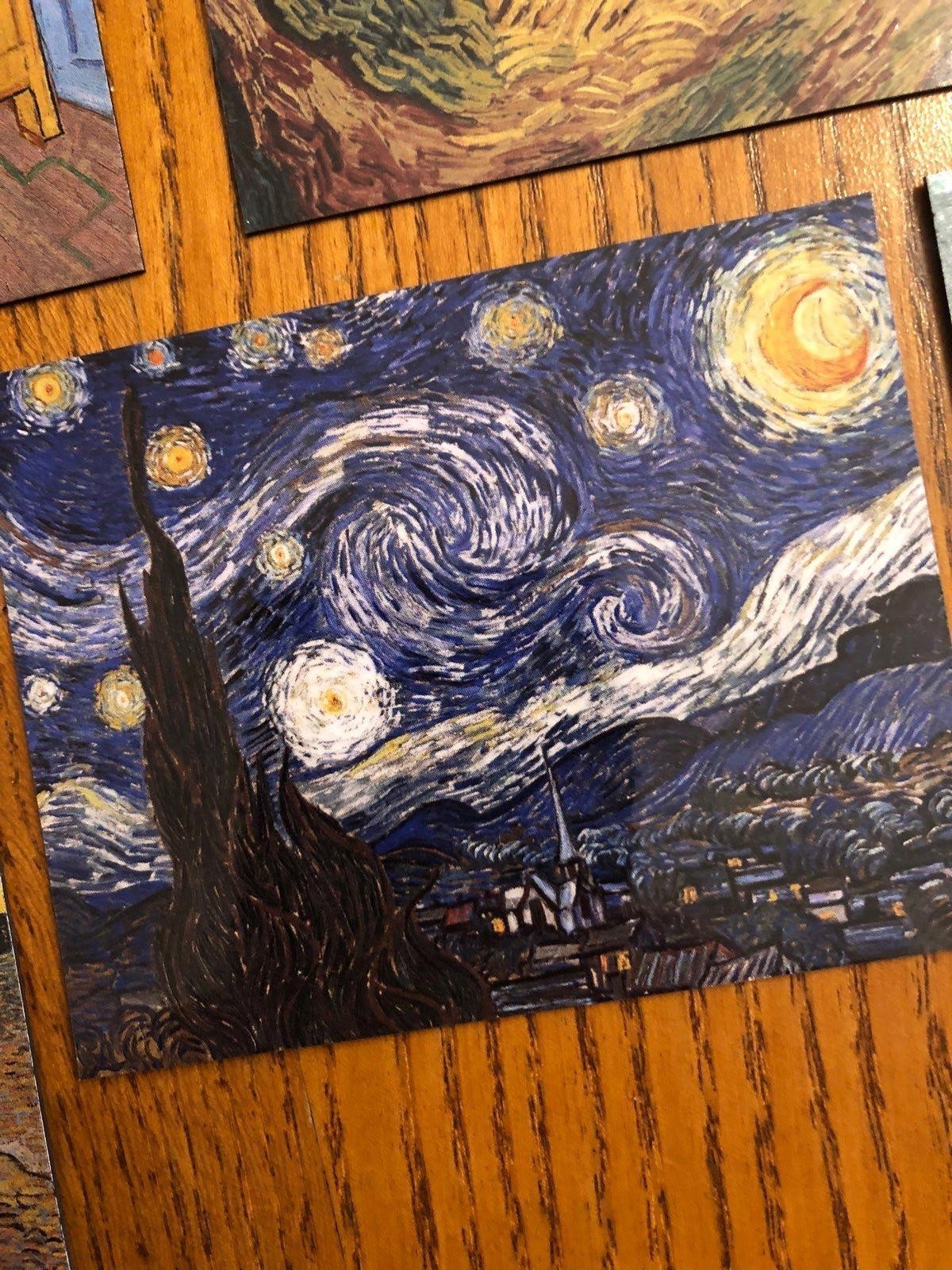 Van Gogh fridge magnets Vincent Van Gogh modern art classic paintings Dutch