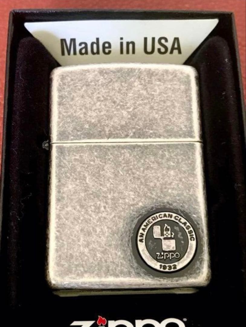 Zippo American Classic Series Antique processing, metal pasting, made in 1994,