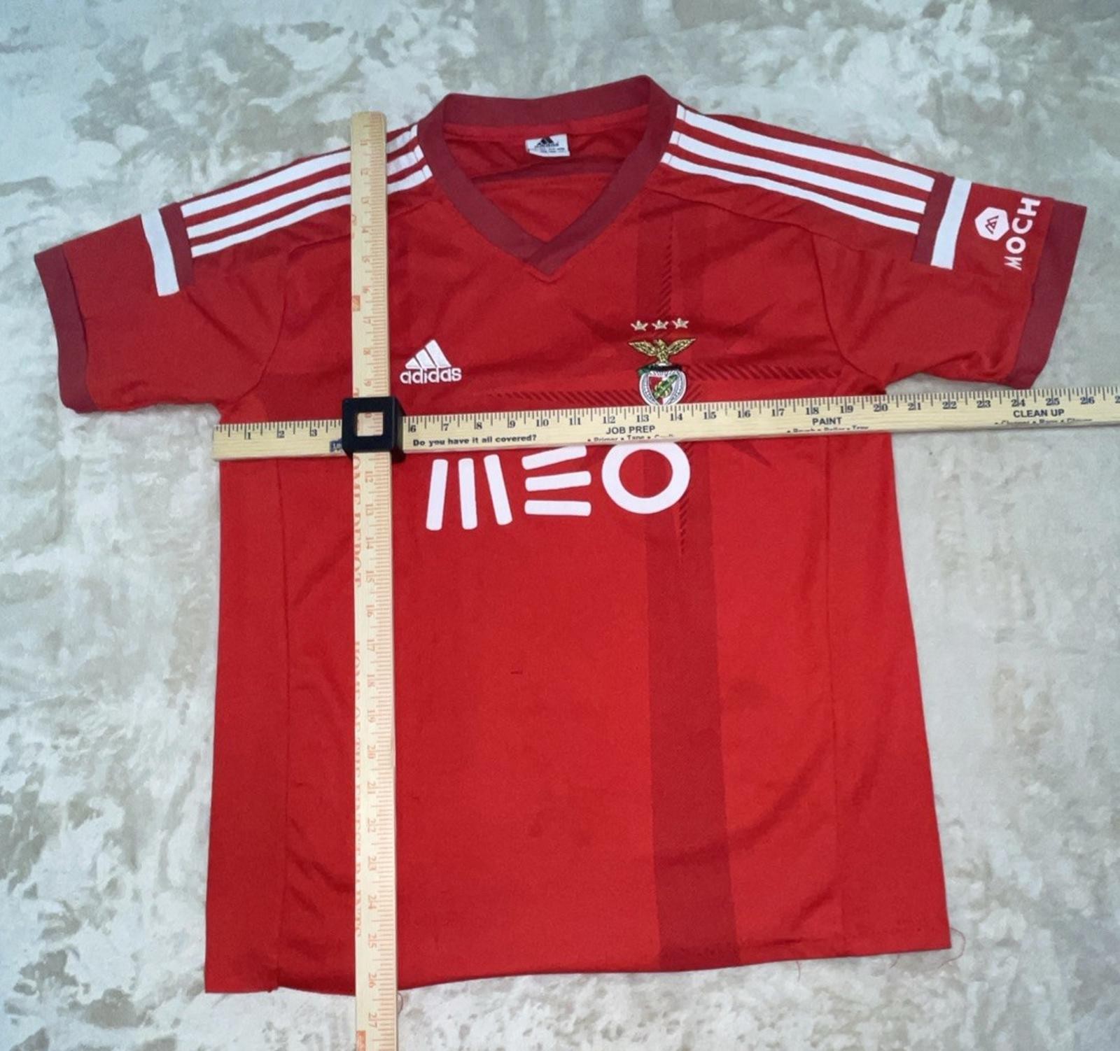2014/2015 Adidas SL Benfica Home Soccer Futbol Jersey Size LARGE *Read Descripti