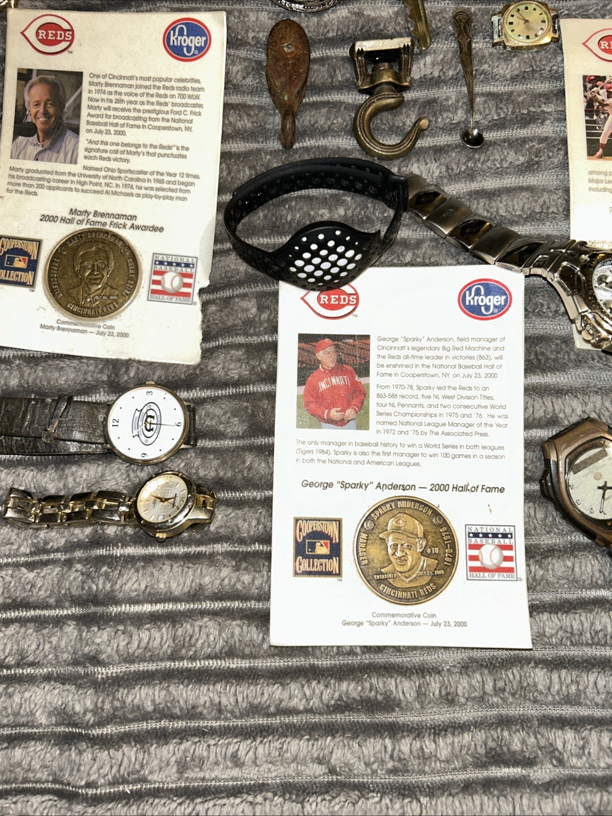 Junk Drawer Old Untested Interesting & Miscellaneous Stuff Watches Coins DETAILS
