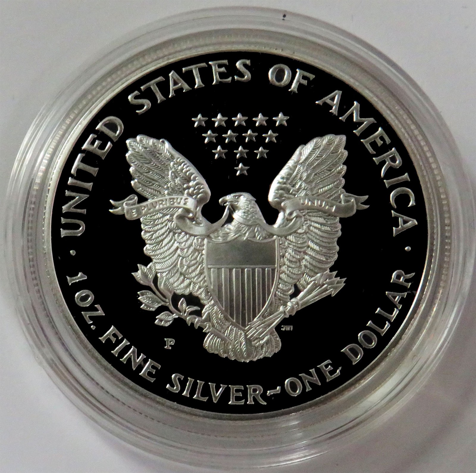 1994 P PROOF AMERICAN SILVER EAGLE $1 BOX COA OGP