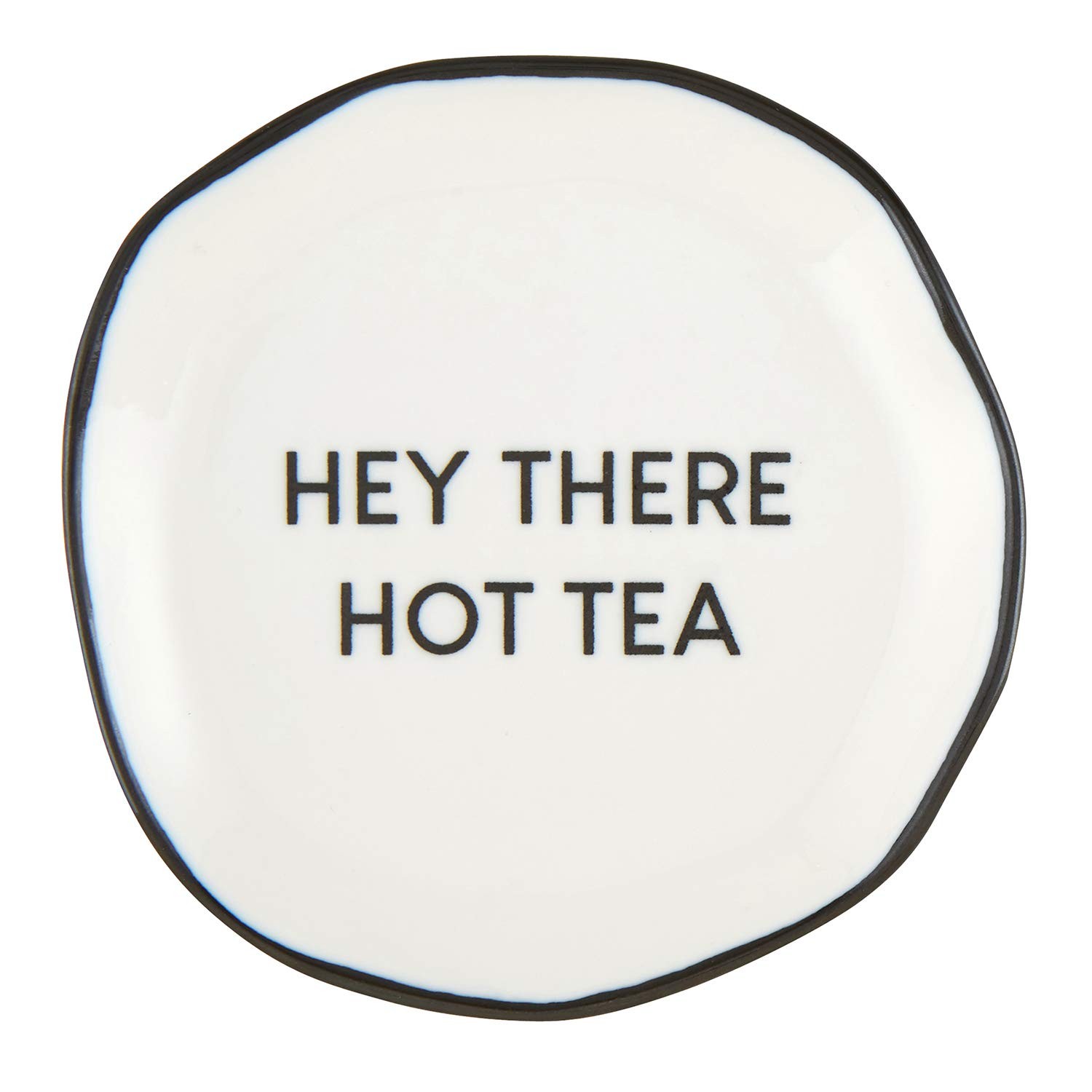 Santa Barbara Design Studio SIPS Drinkware Ceramic Tea Bag Rest, 3.5″