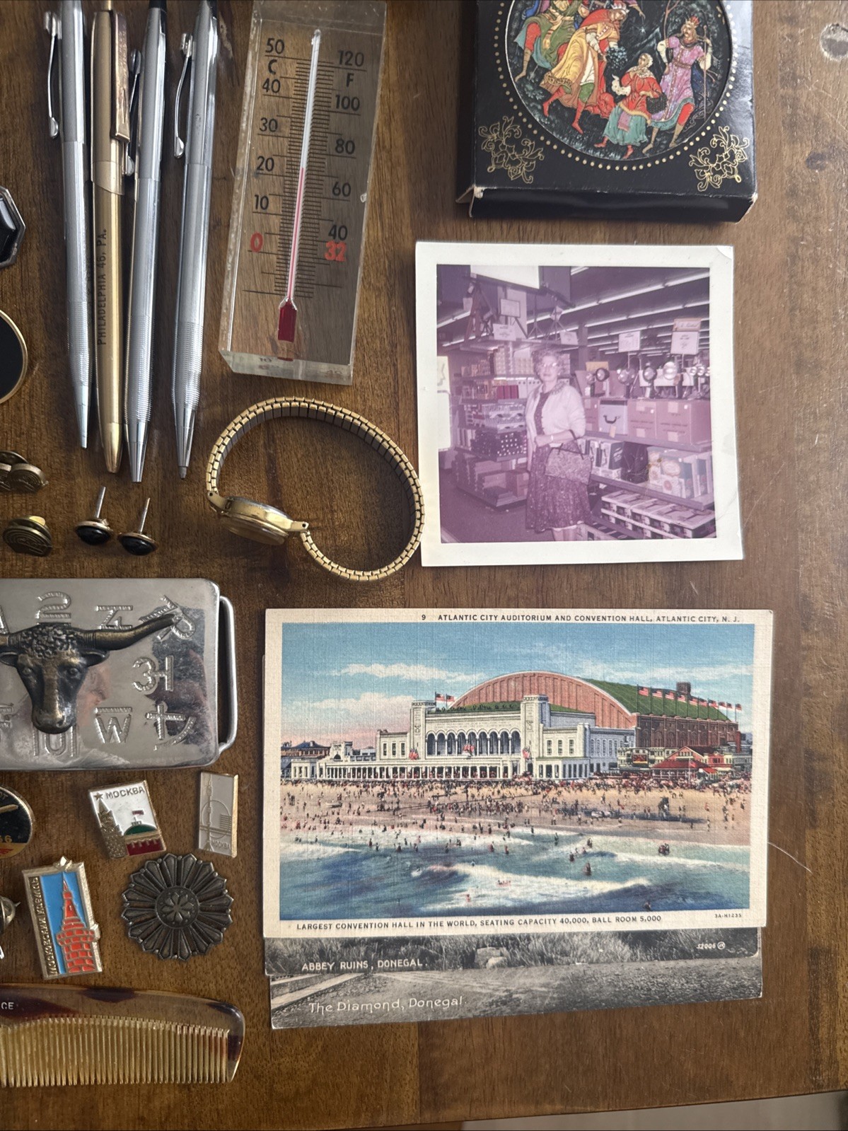 Amazing Antique Vintage Junk Drawer Lot Jewelry, Coins, Watches Lot A