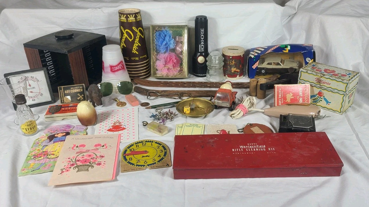 JUNK DRAWER Mixed Reseller Lot of 50+ Estate Sale Flea Market Auction 8+ lbs HTF