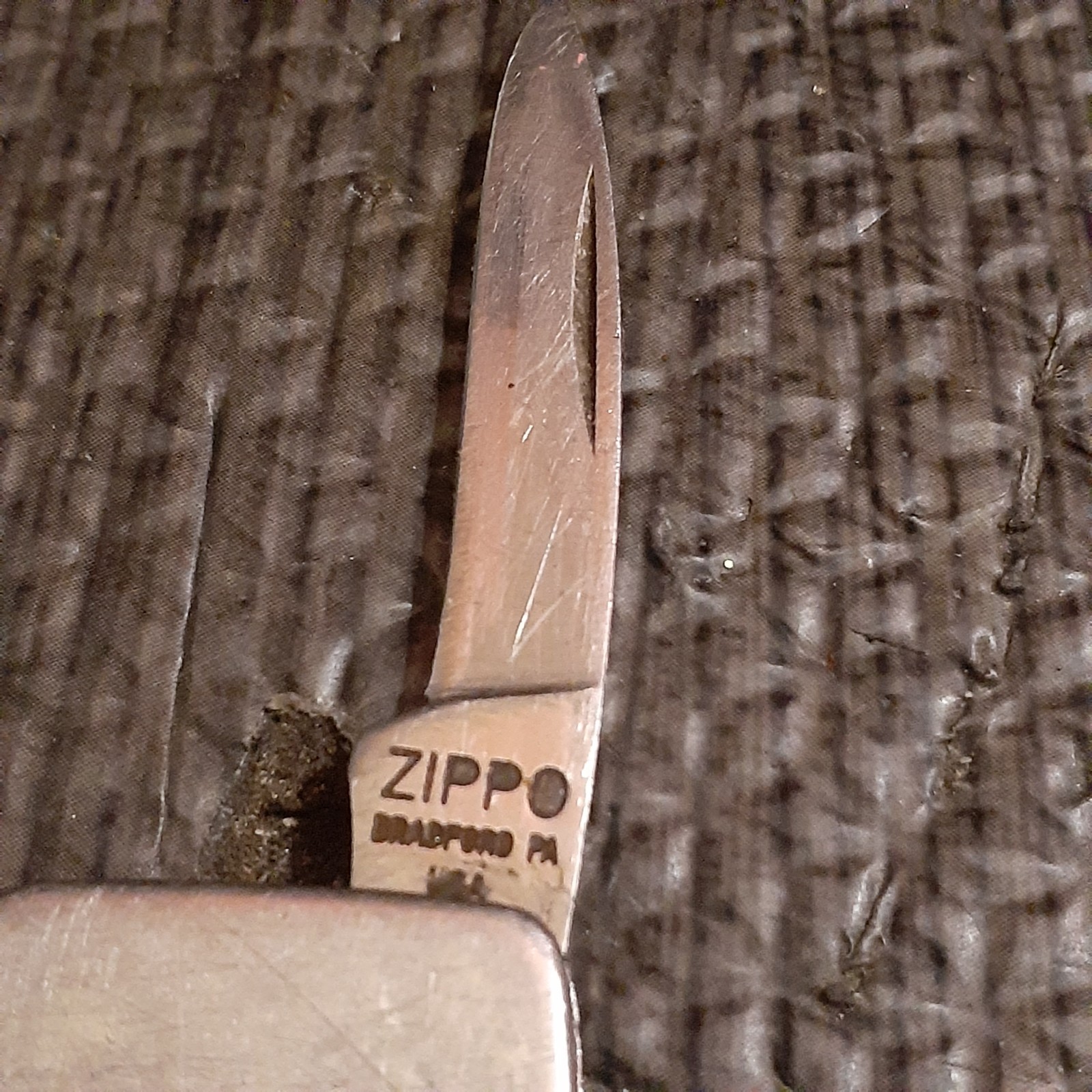 Junk Drawer Lot Vintage Zippo Knife Airborne National Defense Medal Postal