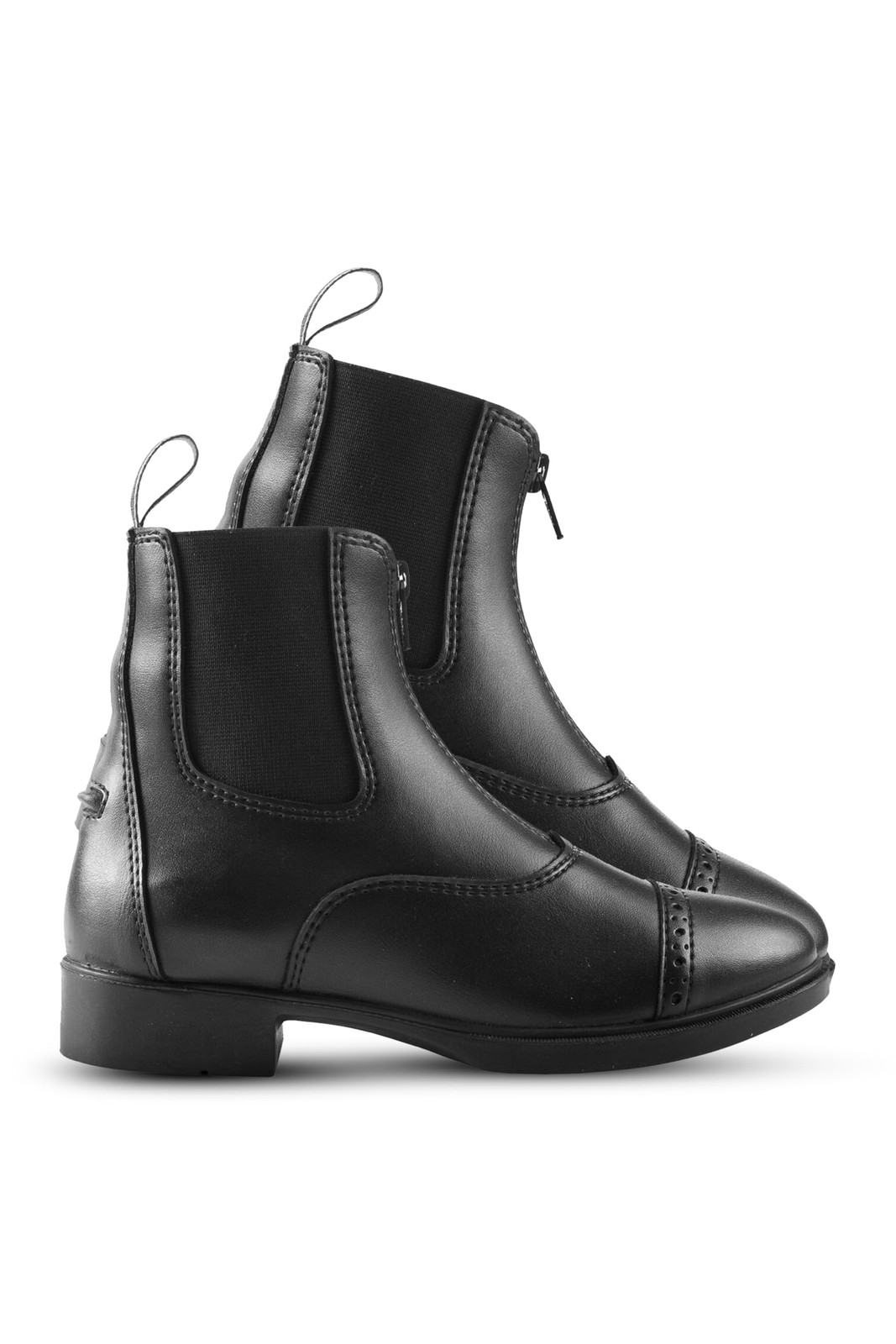 Horze Wexford Womens Synthetic Leather Paddock Boots Black 9.5