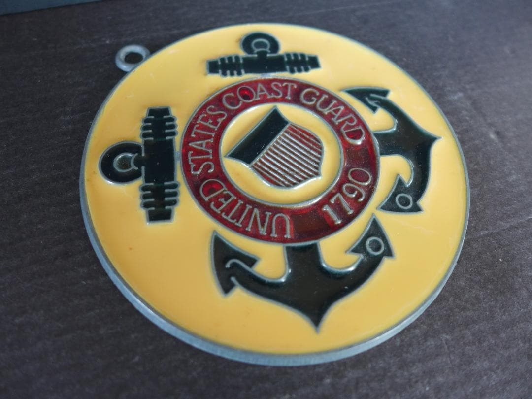 Period Military United States Coast Guard Plate