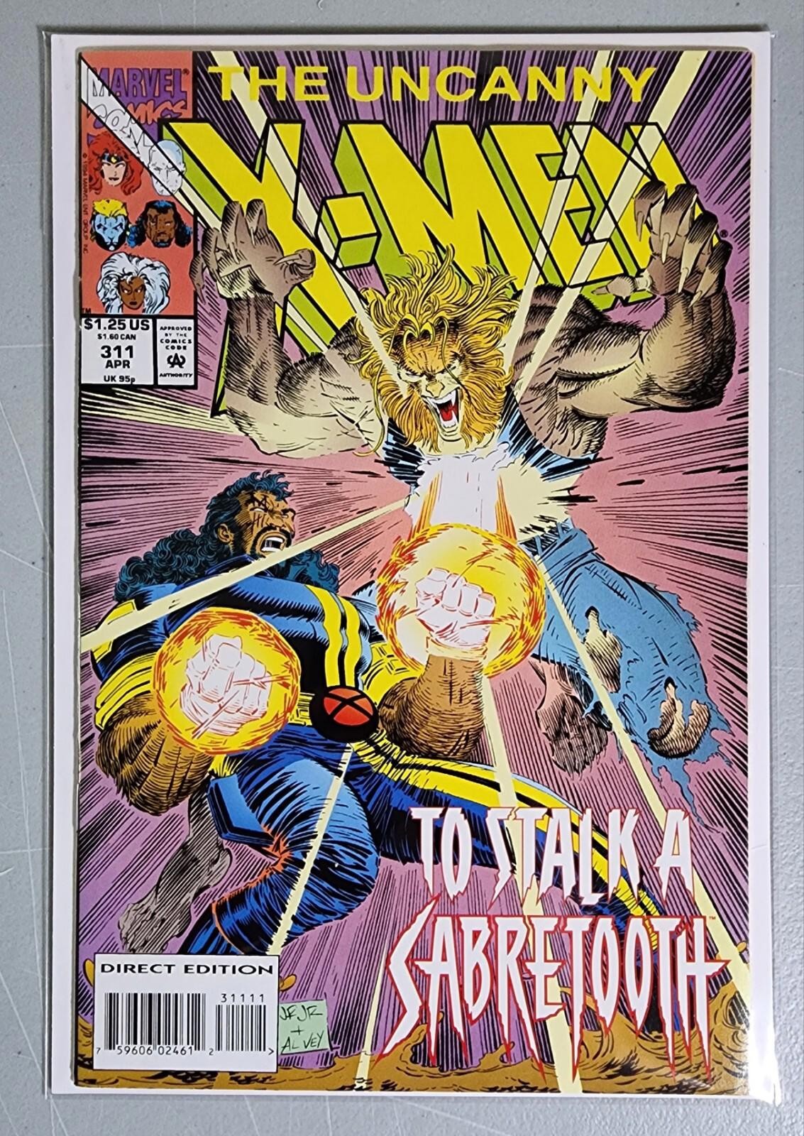 Uncanny X-Men #311 318 320 High Grade Marvel Comics 1994-95 lot of 3