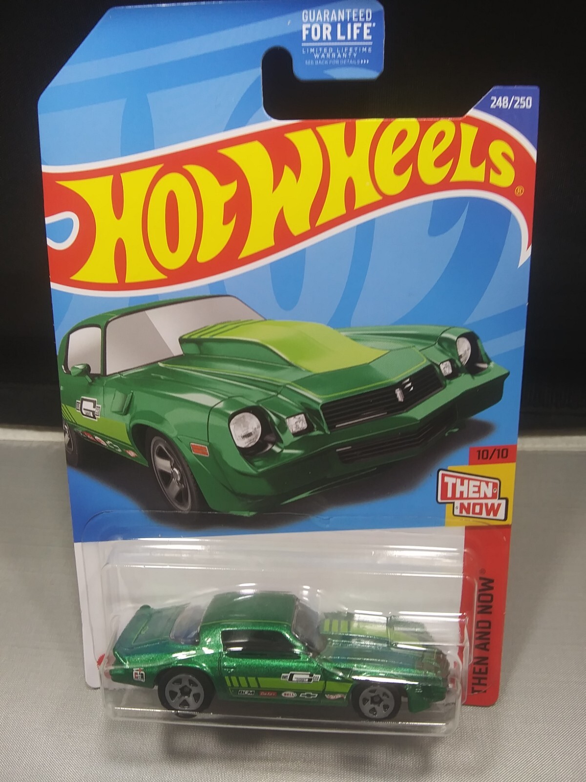 Hot Wheels ’81 Camaro Then And Now Series #10/10 Green Diecast 1:64 Scale New