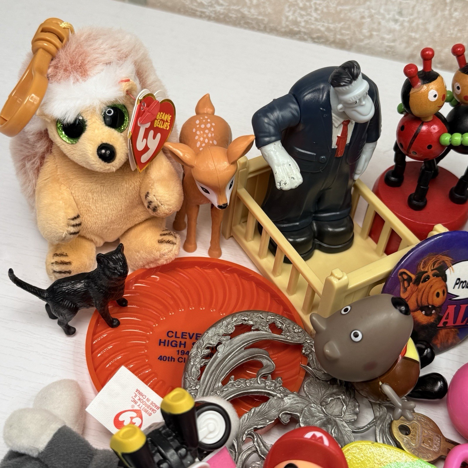 Junk Drawer Mixed Lot Assorted Smalls Toys Trinkets 2.76 Pounds