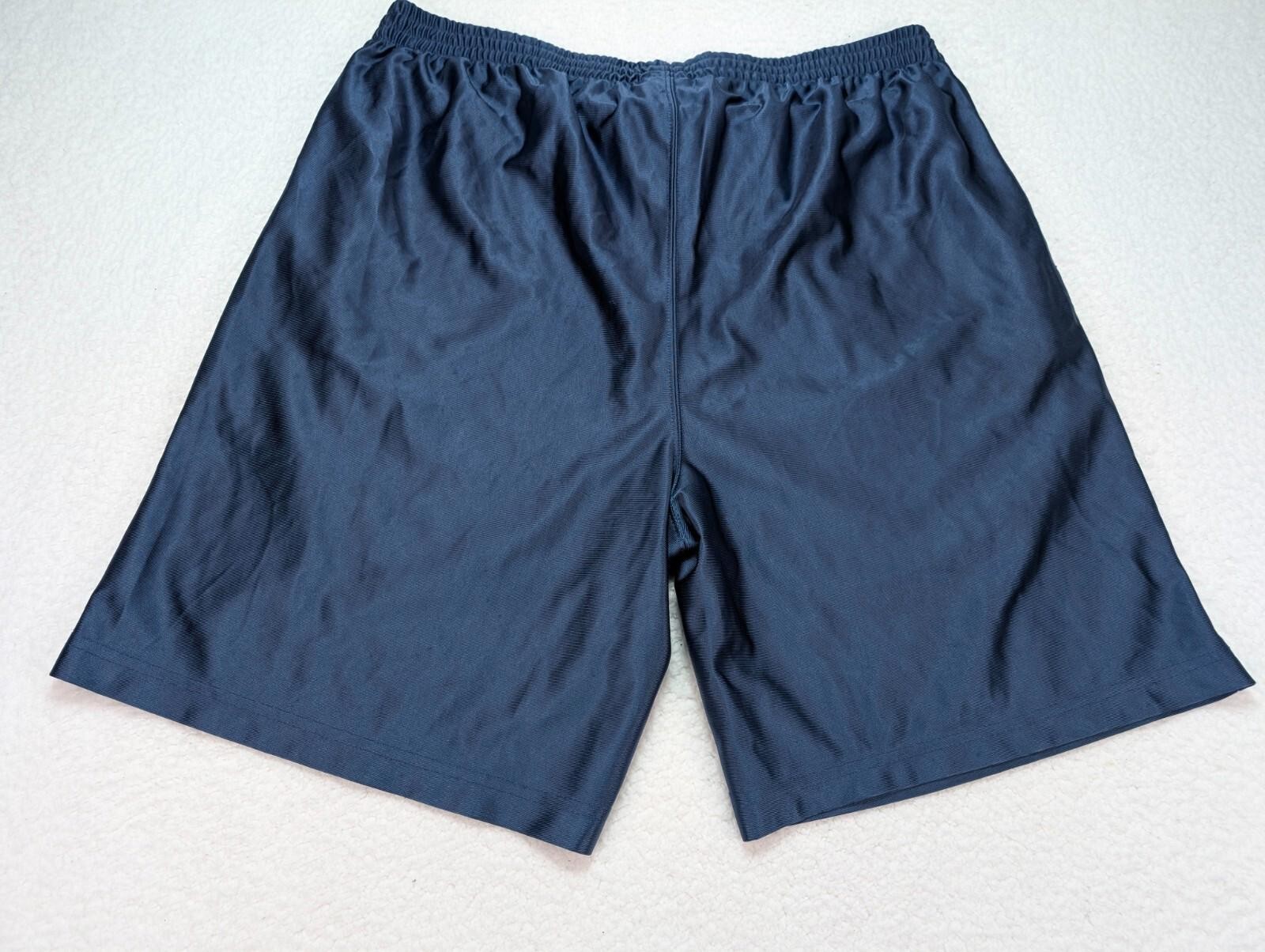 NFL New England Patriots Blue Shorts Mens XL Drawstring NFL Football Mesh